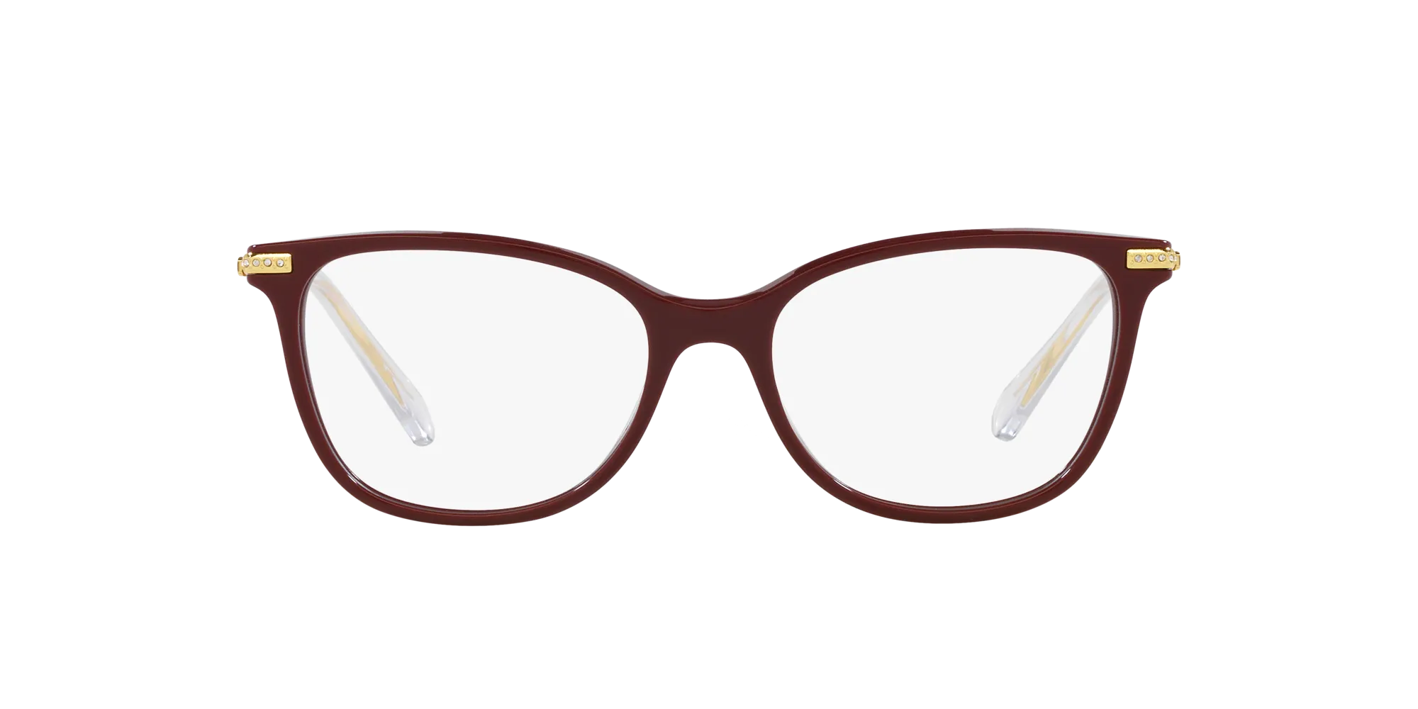 Swarovski SK2010 1008 Montature da vista Acetato Viola Squadrata Normale - immagine 2
