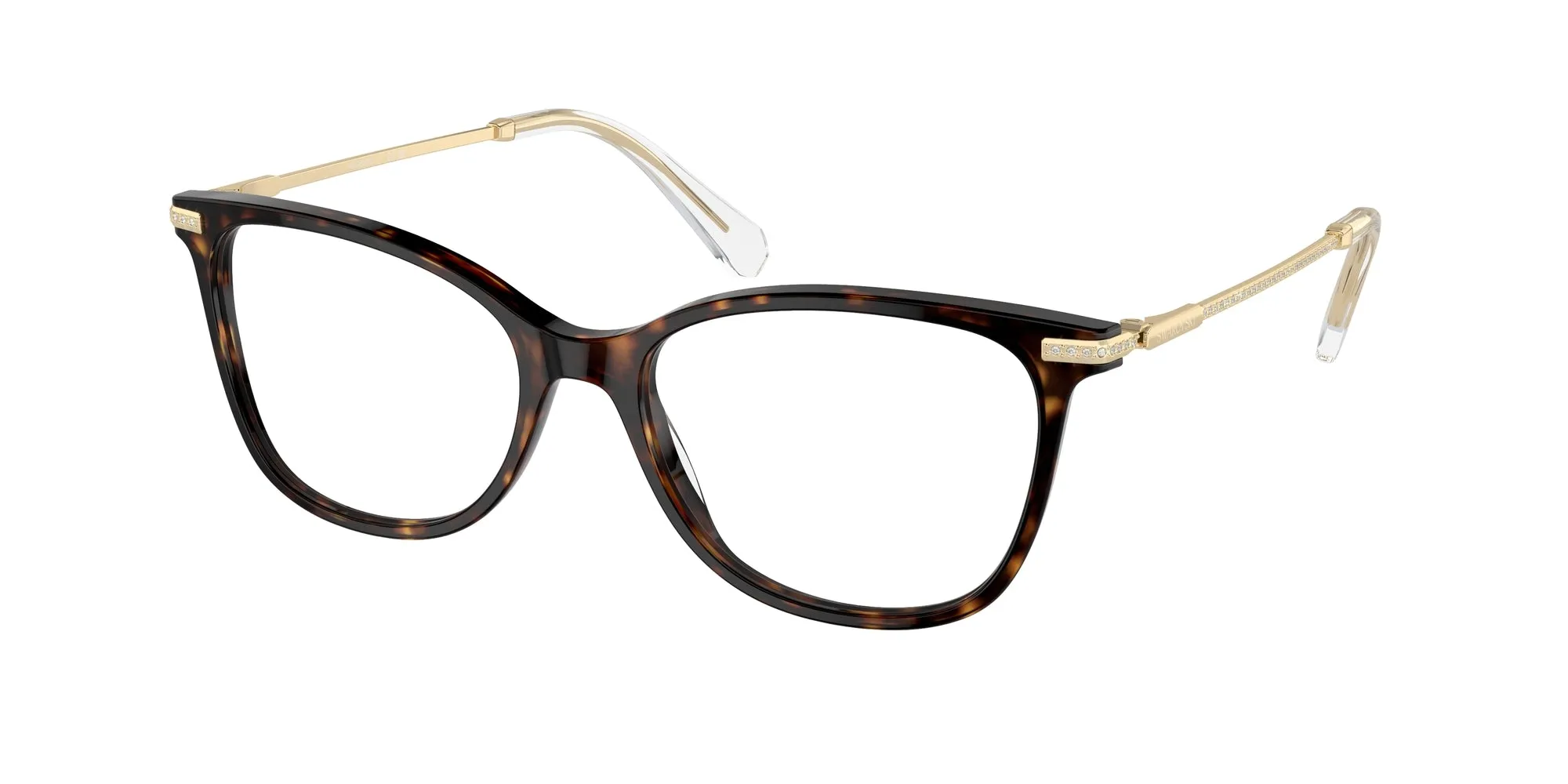 Swarovski SK2010 1002 Montature da vista Acetato Marrone Squadrata Normale - immagine 1