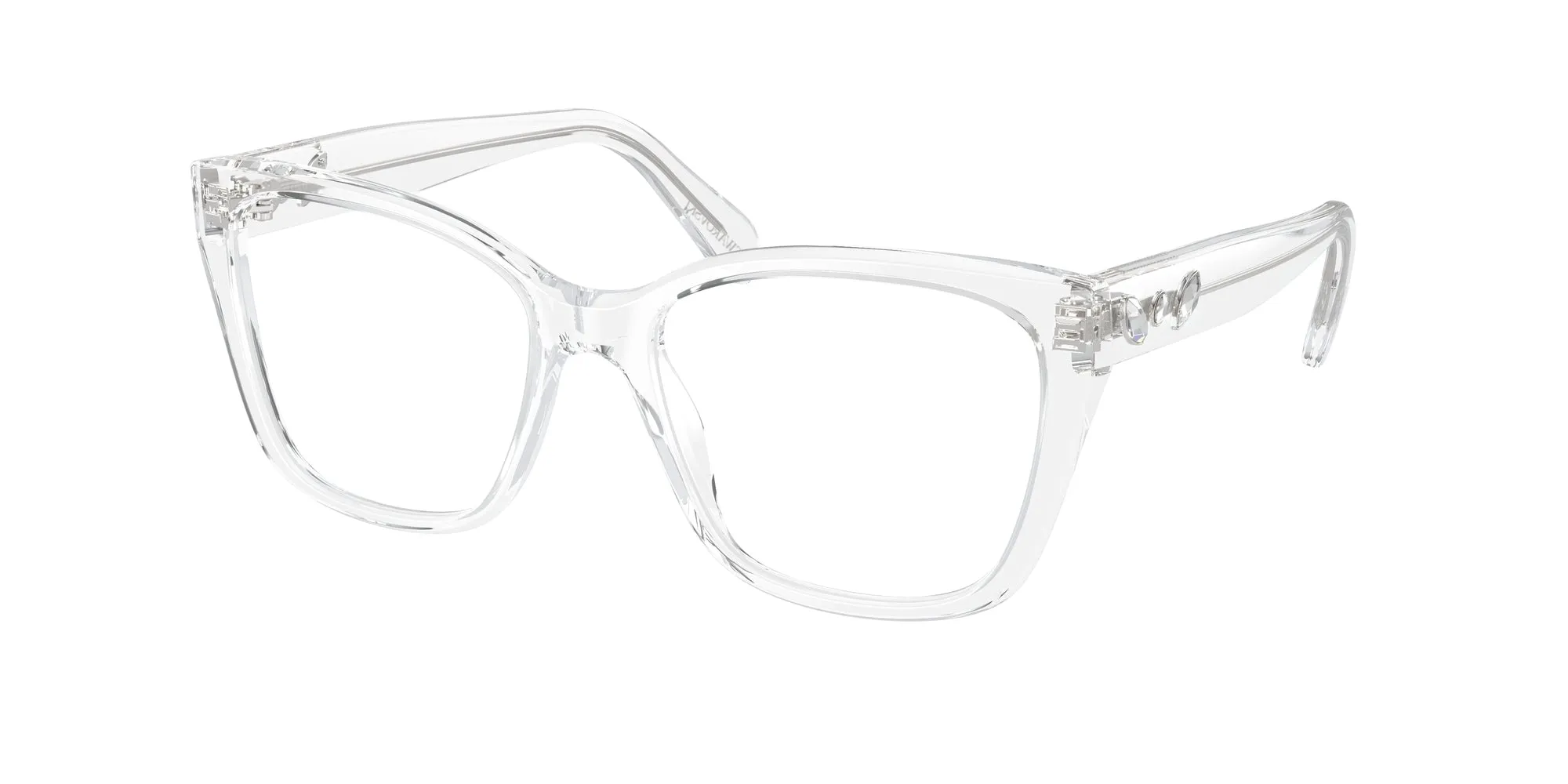 Swarovski SK2008 1027 Montature da vista Acetato Trasparente Geometrica Normale - immagine 1