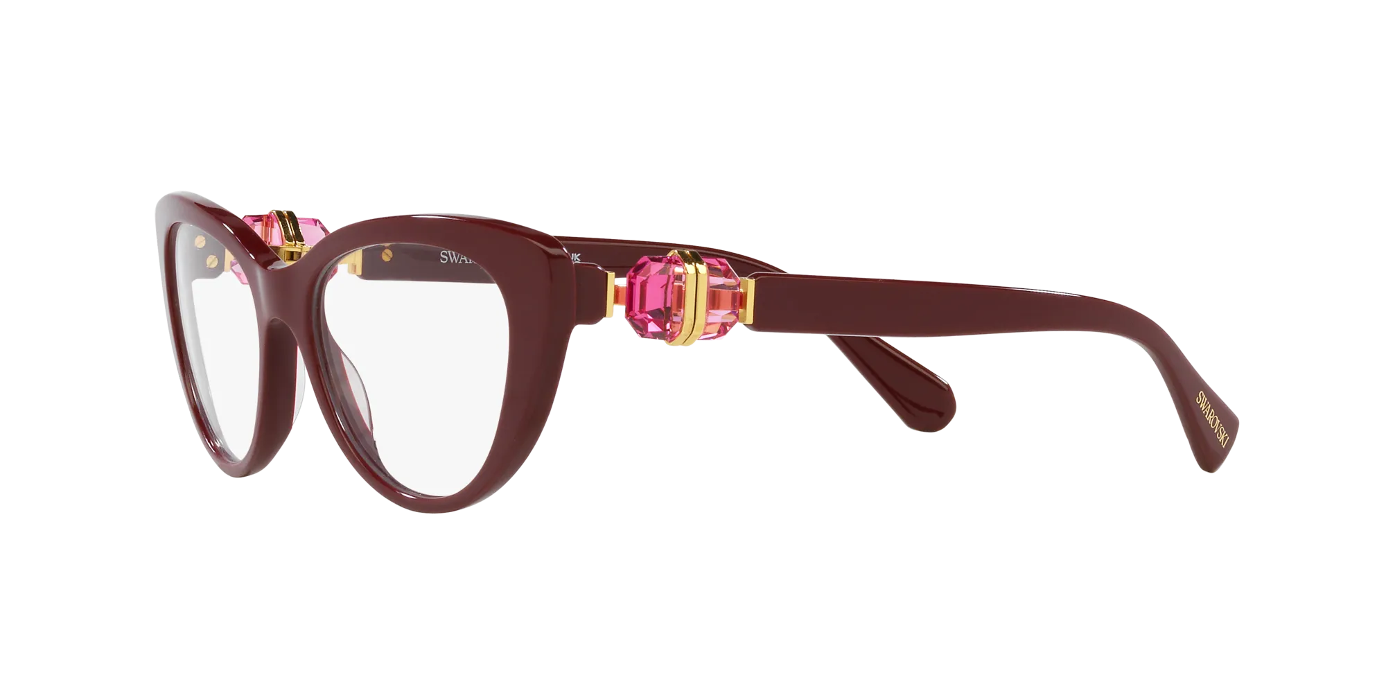 Swarovski SK2005 1008 Montature da vista Acetato Viola Cat Eye Normale - immagine 4