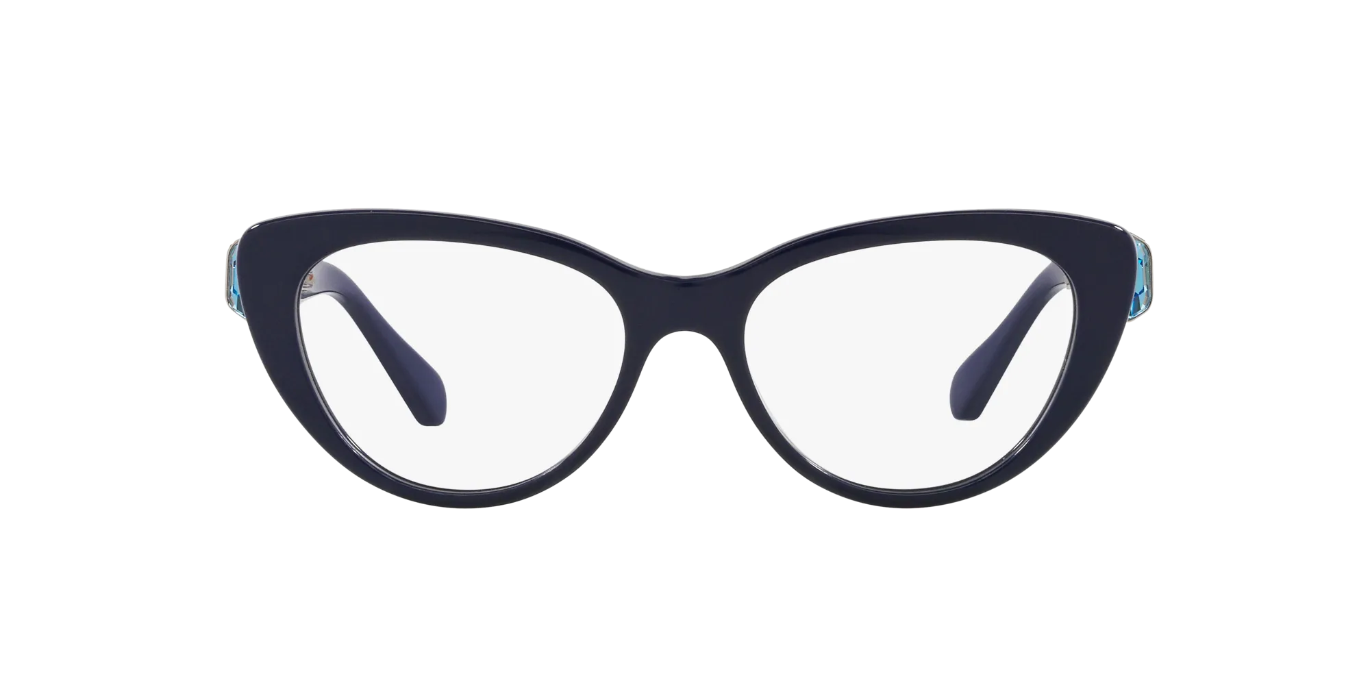 Swarovski SK2005 1004 Montature da vista Acetato Blu Cat Eye Normale - immagine 2