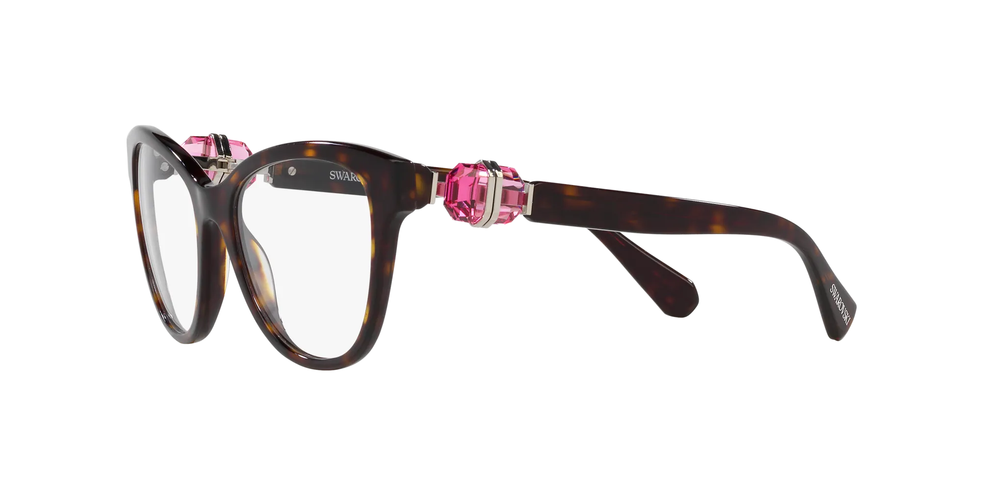 Swarovski SK2004 1002 Montature da vista Acetato Marrone Rotonda Normale - immagine 4