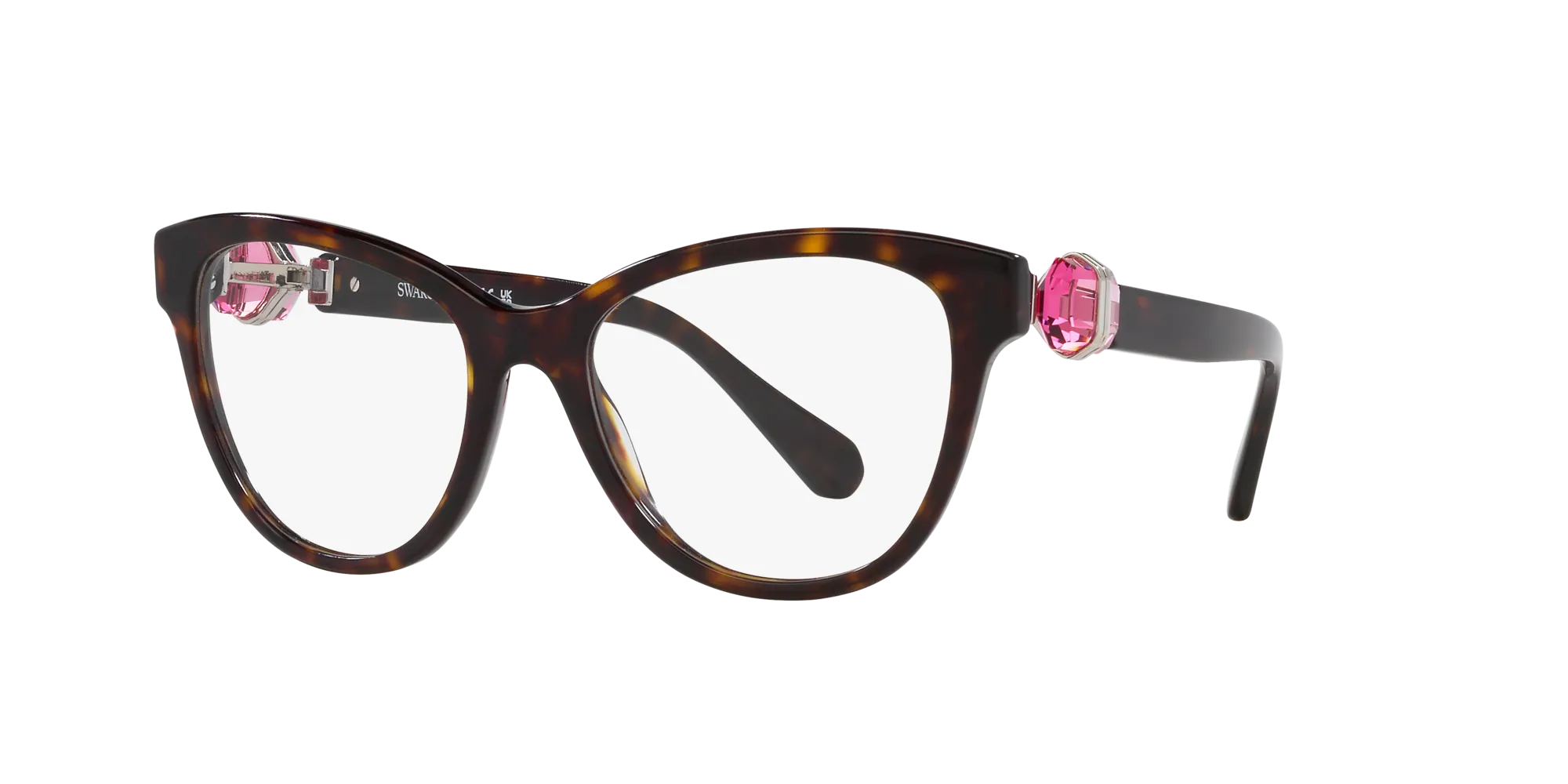 Swarovski SK2004 1002 Montature da vista Acetato Marrone Rotonda Normale - immagine 3