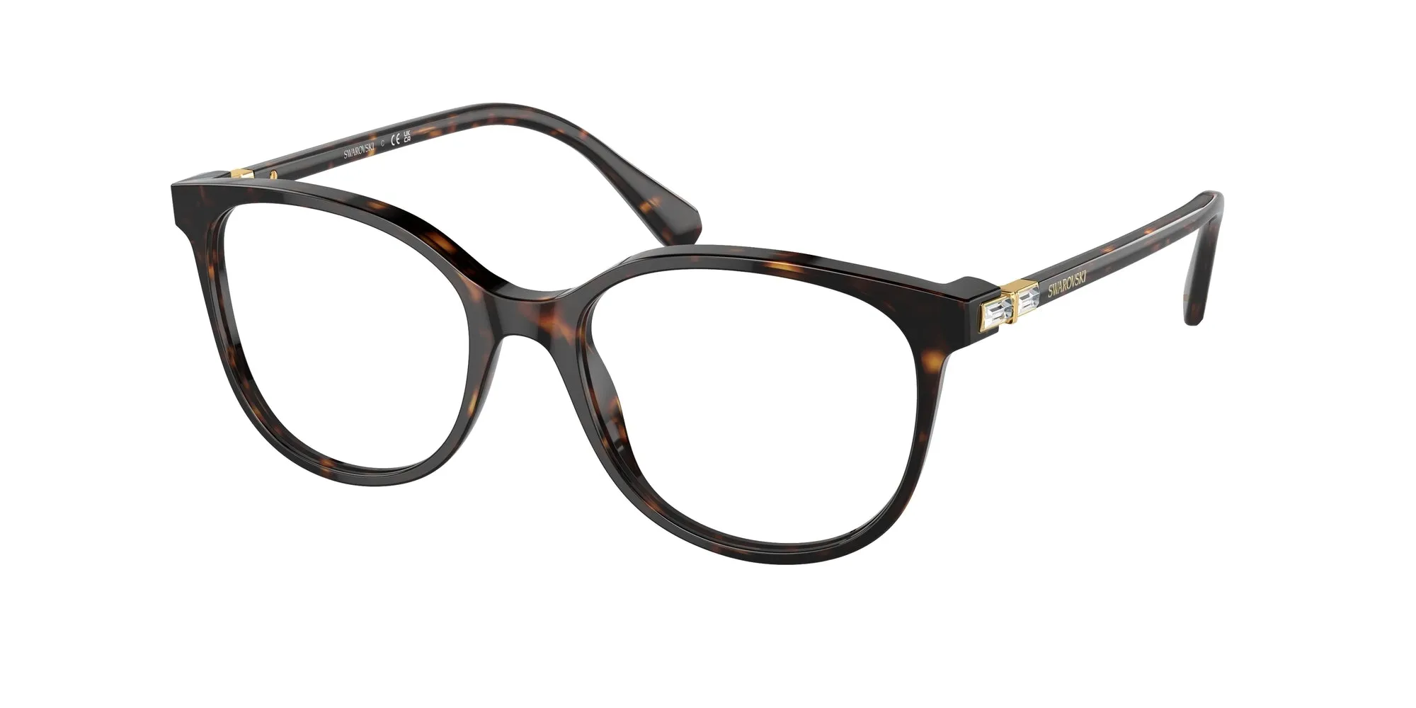 Swarovski SK2002 1002 Montature da vista Acetato Tartaruga Squadrata Normale - immagine 1