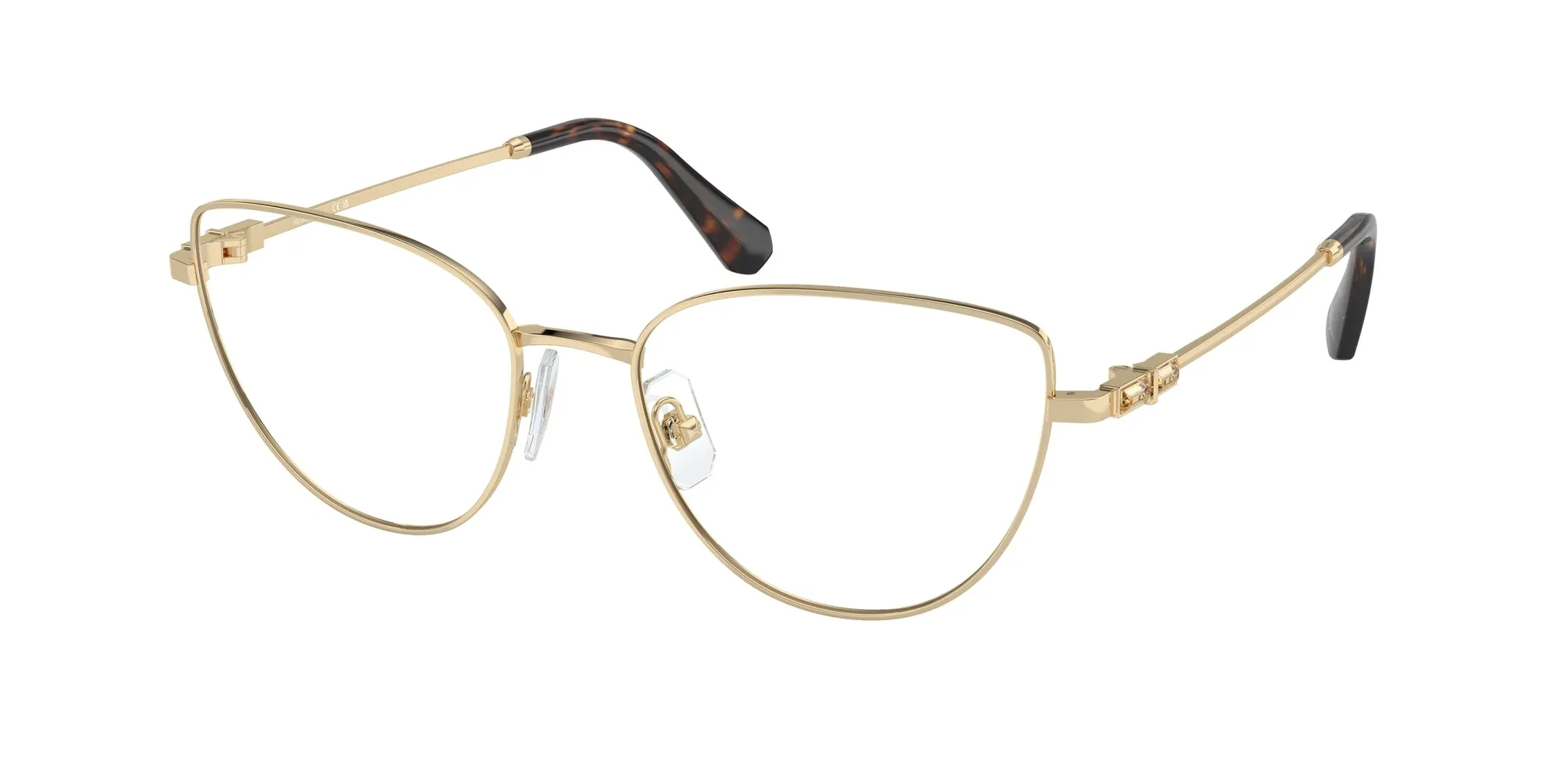 Swarovski SK1007 4013 Montature da vista Metallo Oro Cat Eye Normale - immagine 1