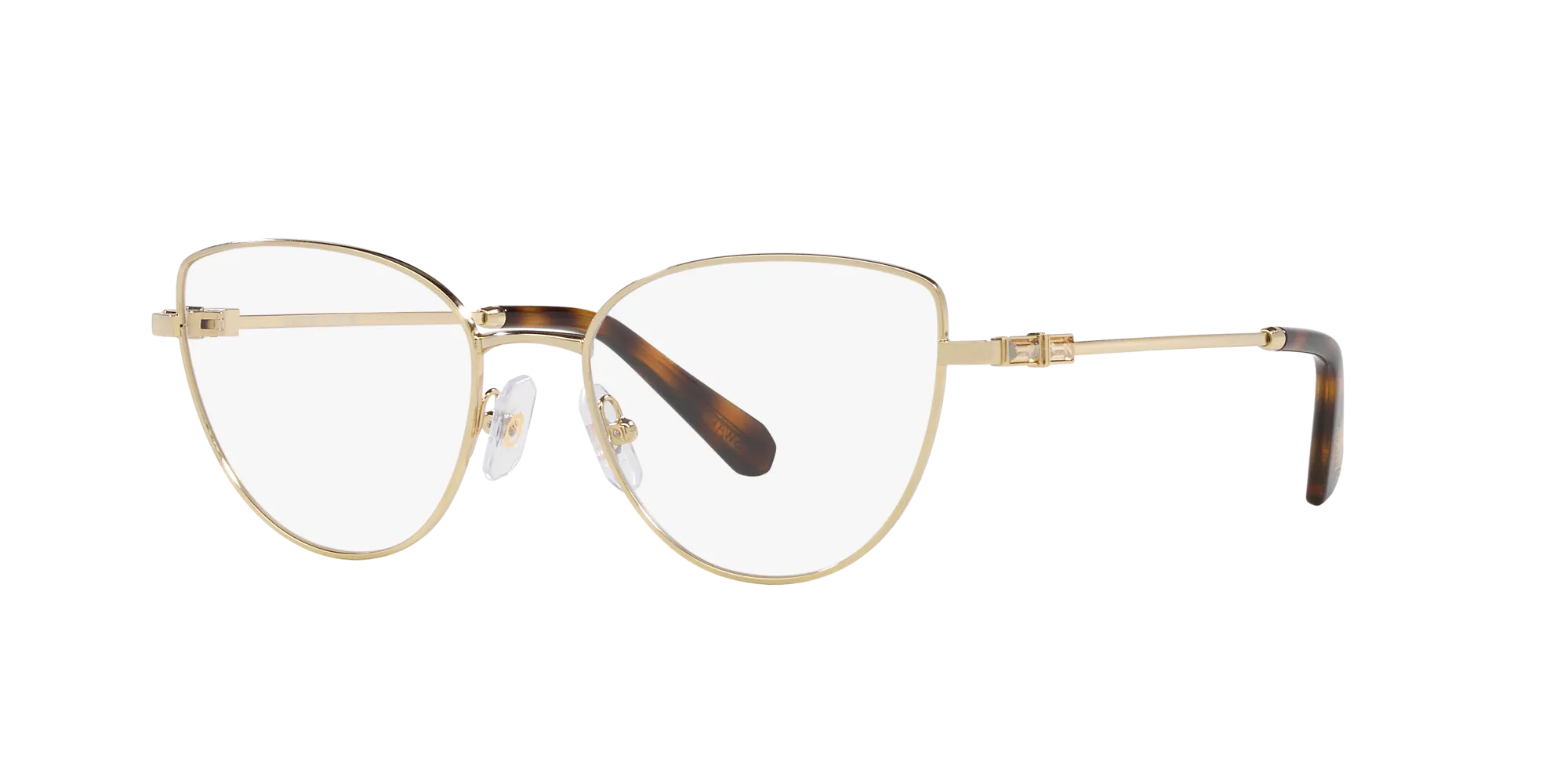 Swarovski SK1007 4013 Montature da vista Metallo Oro Cat Eye Normale - immagine 3