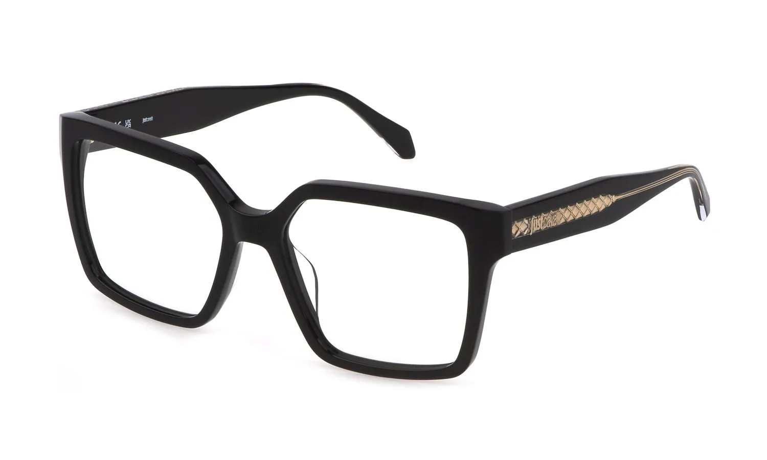 Just Cavalli VJC006 0700 Montature da vista Acetato Nero Squadrata - immagine 1