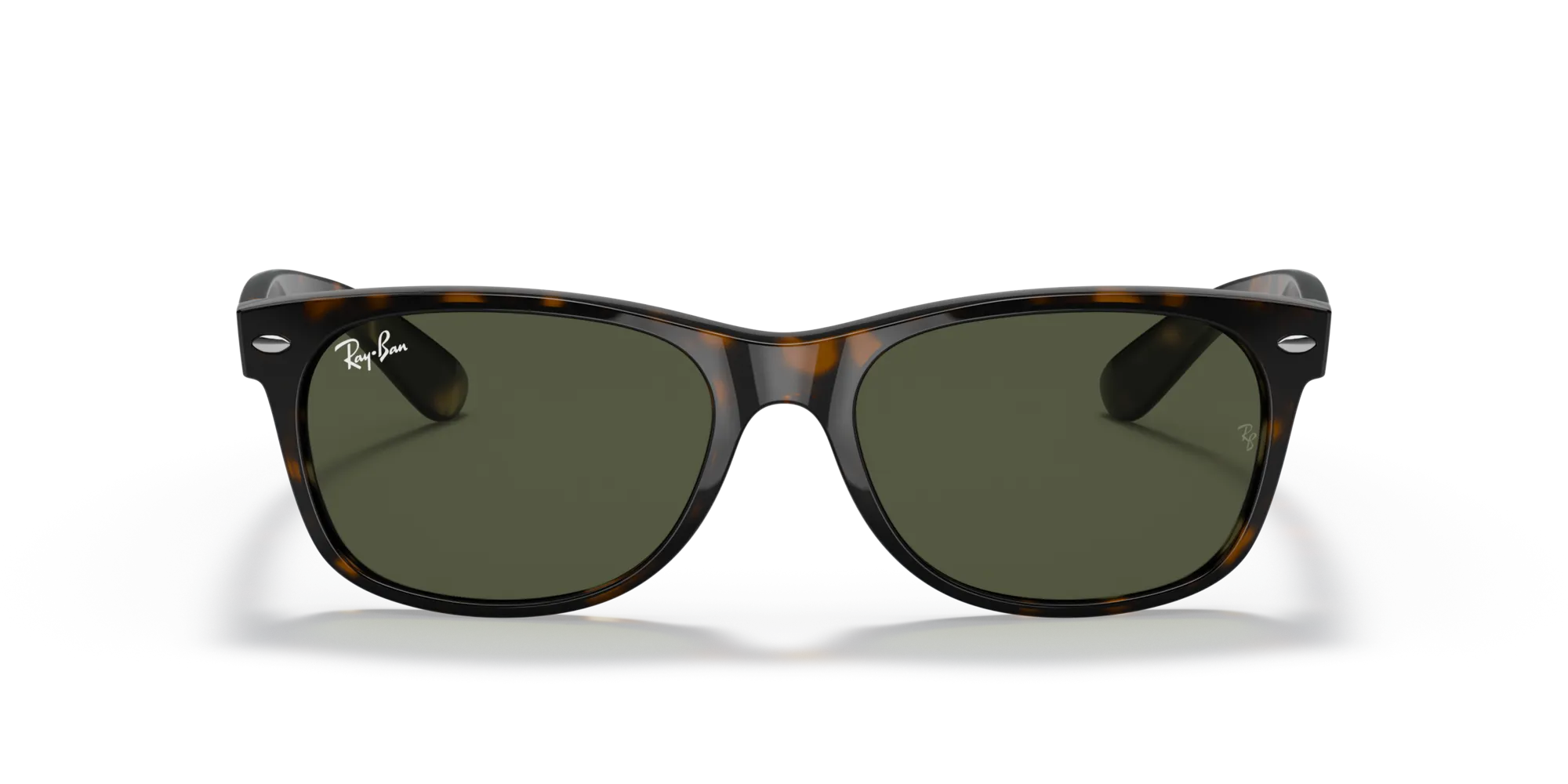 Ray - Ban RB2132F NEW WAYFARER LOW BRIDGE FIT 902L Occhiali da sole Nylon Tartaruga G15 Squadrata Normale - immagine 3