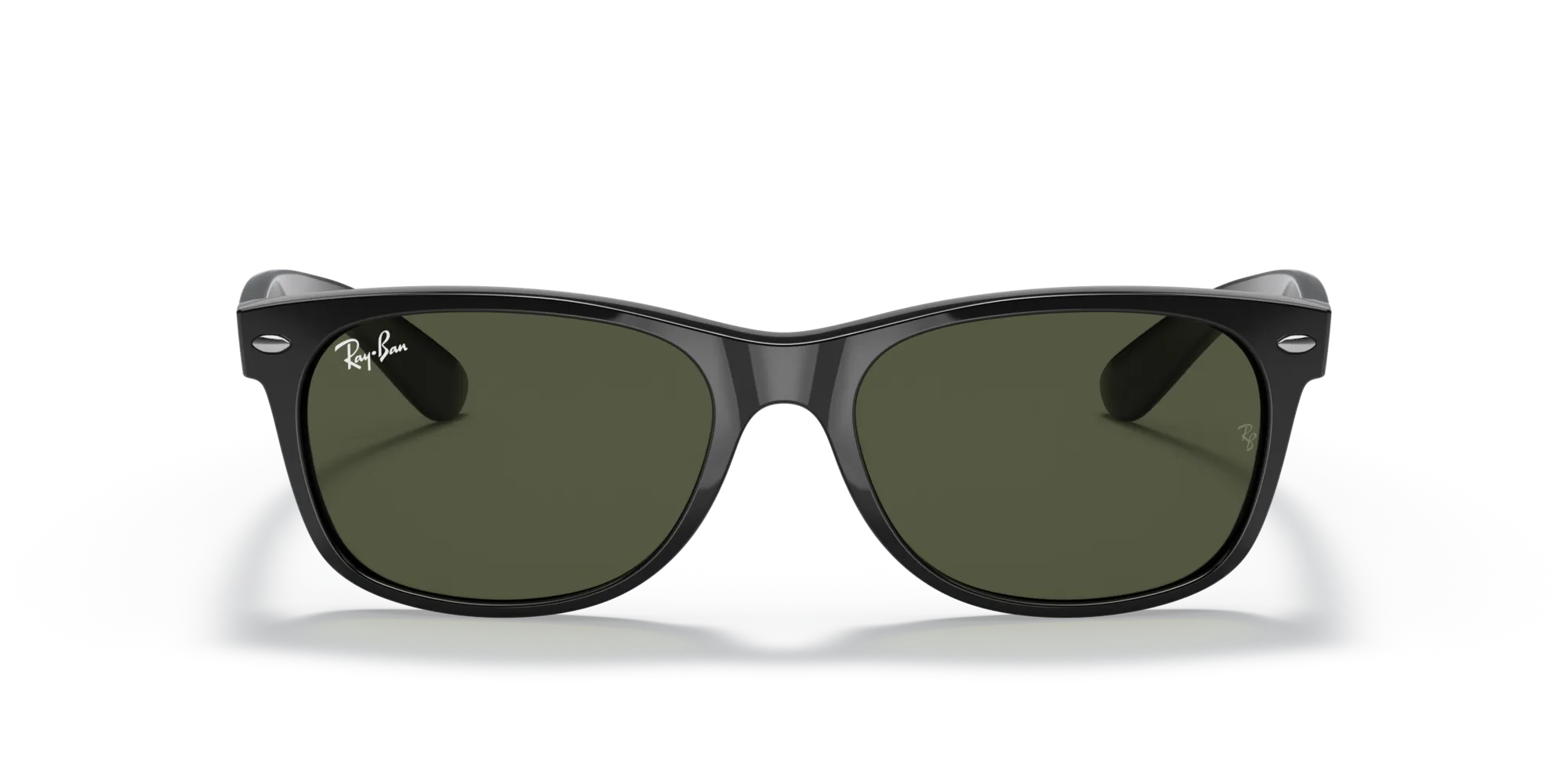 Ray - Ban RB2132F NEW WAYFARER LOW BRIDGE FIT 901L Occhiali da sole Nylon Nero G15 Squadrata Normale - immagine 3