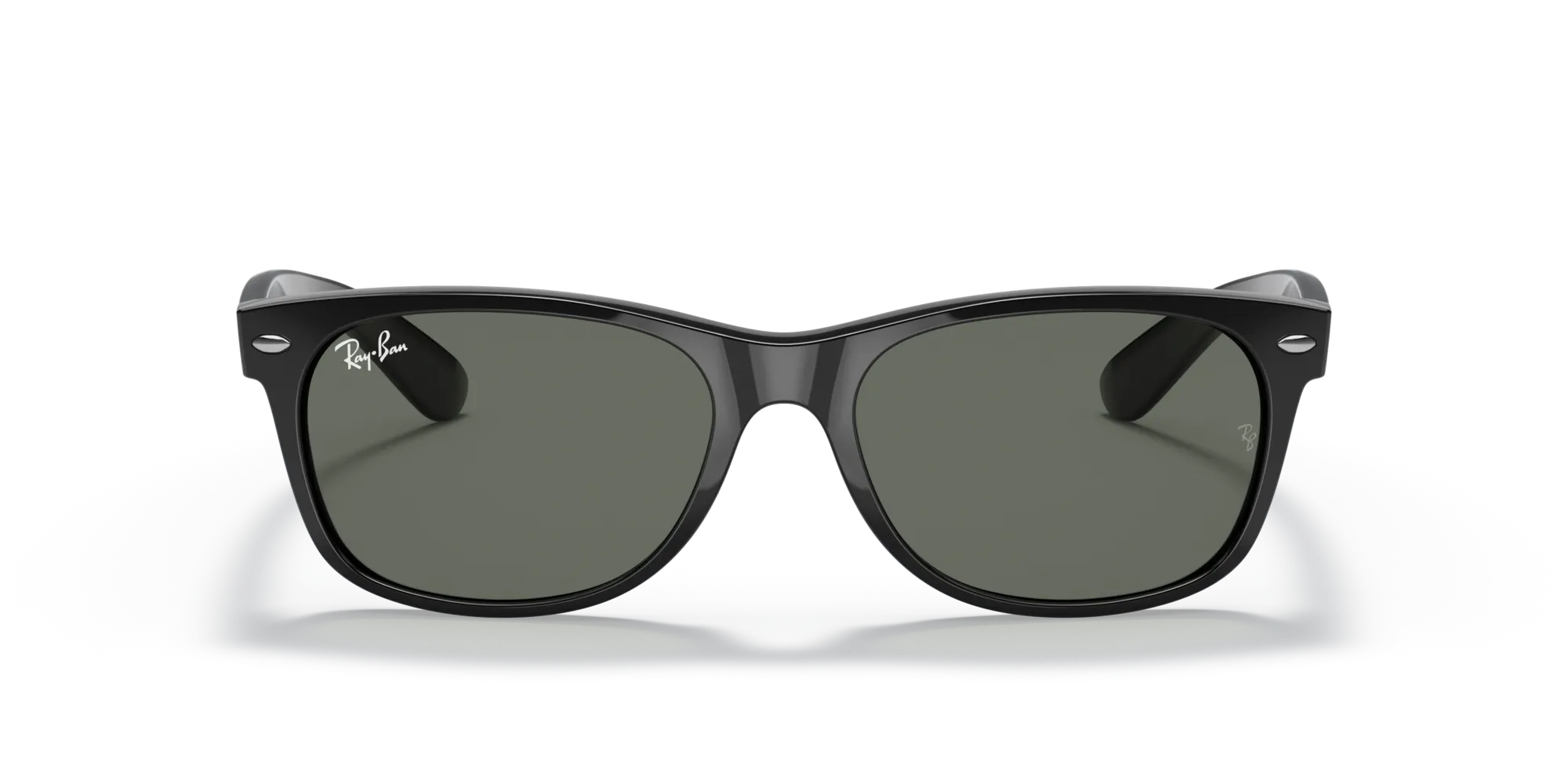 Ray - Ban RB2132F NEW WAYFARER LOW BRIDGE FIT 901 Occhiali da sole Nylon Nero G15 Squadrata Normale - immagine 3