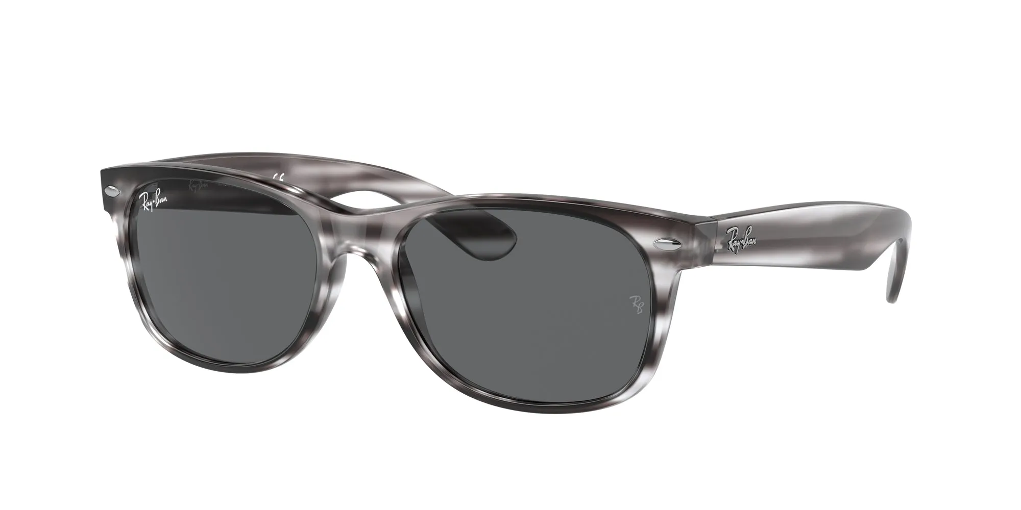 Ray - Ban RB2132 NEW WAYFARER 6430B1 Occhiali da sole Nylon Grigio Grigio Squadrata Normale - immagine 1