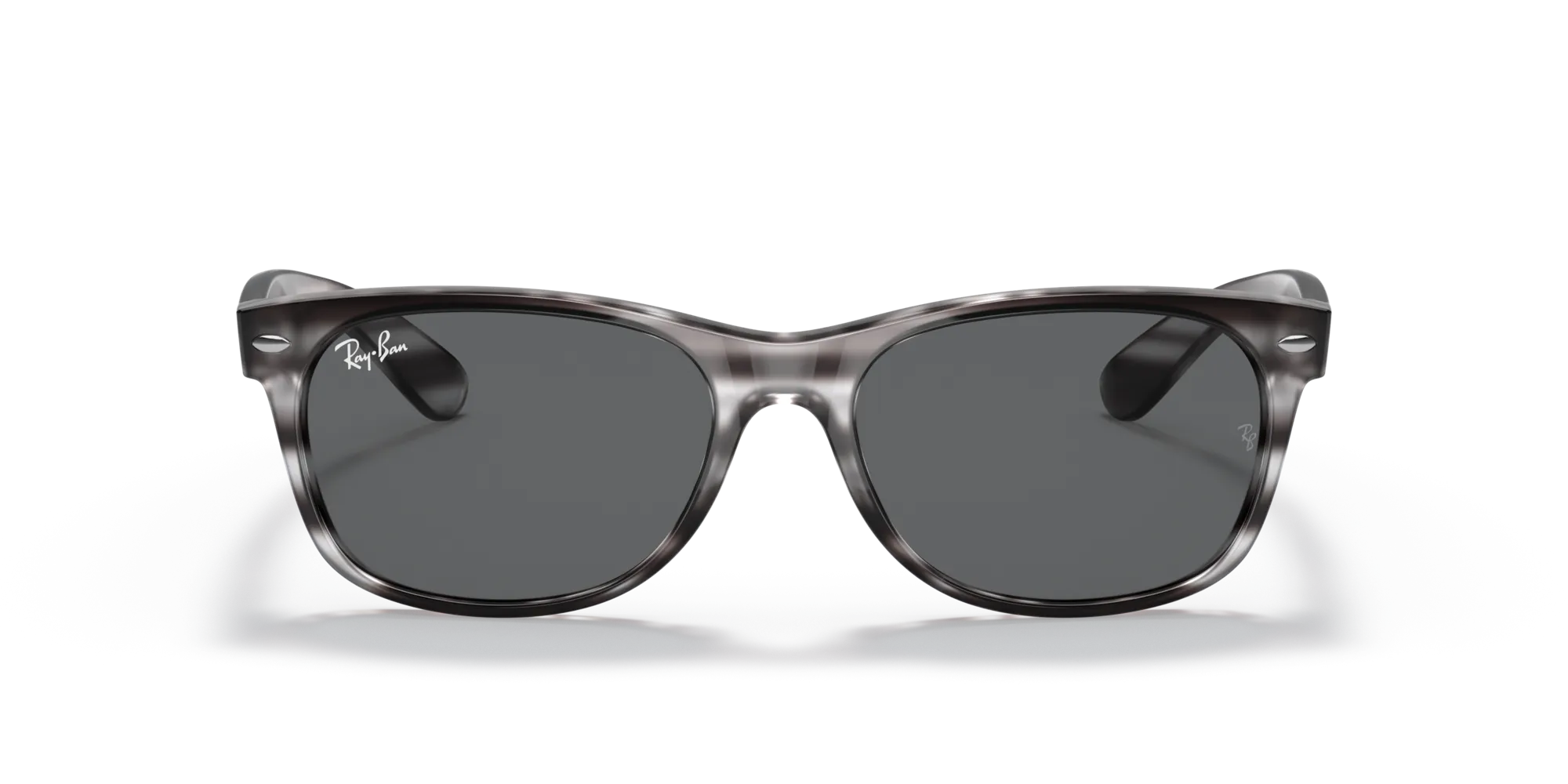 Ray - Ban RB2132 NEW WAYFARER 6430B1 Occhiali da sole Nylon Grigio Grigio Squadrata Normale - immagine 3