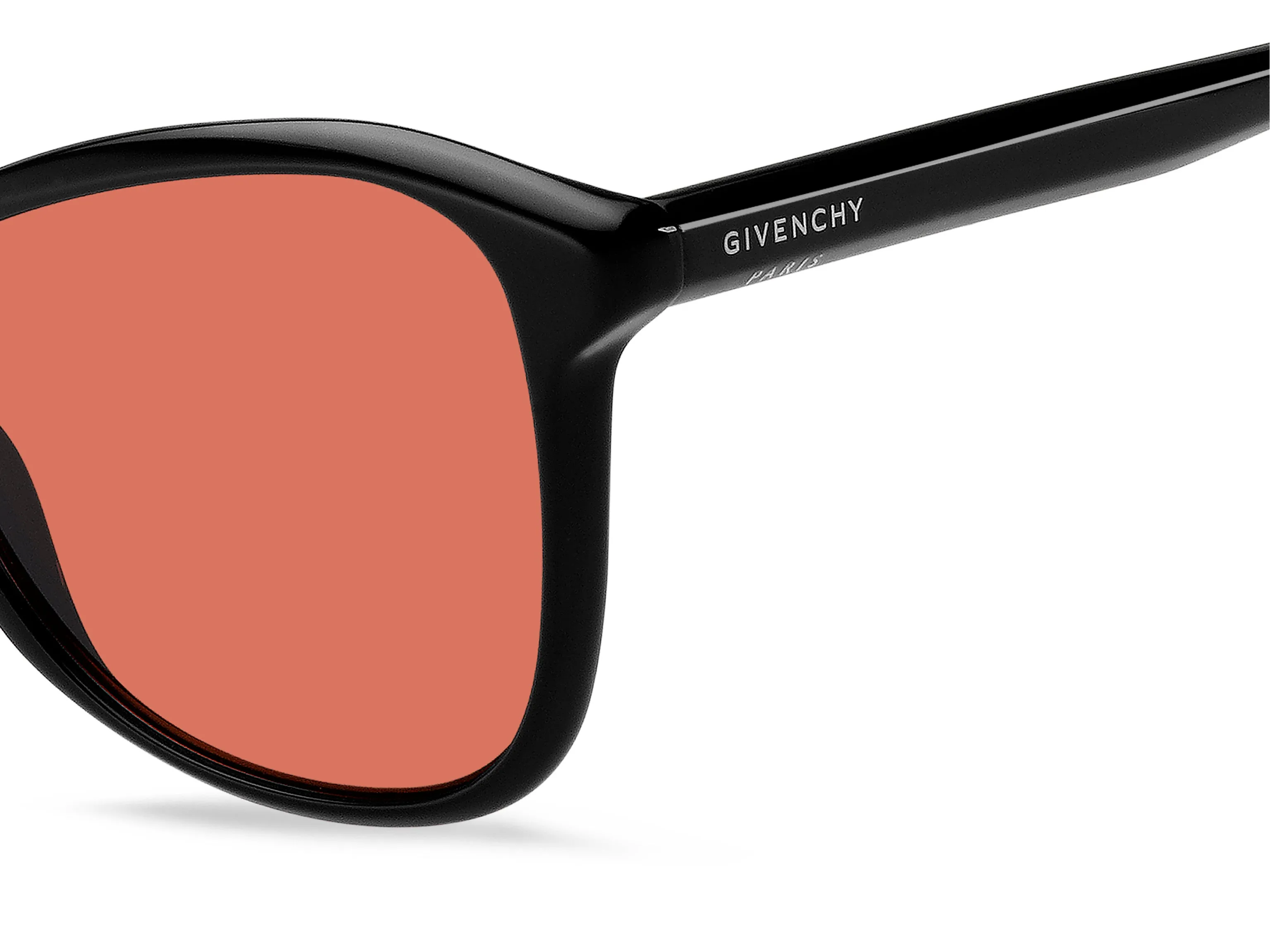 Givenchy GV 7198/S 807/9O Occhiali da sole Acetato Nero Rosa Farfalla - immagine 3