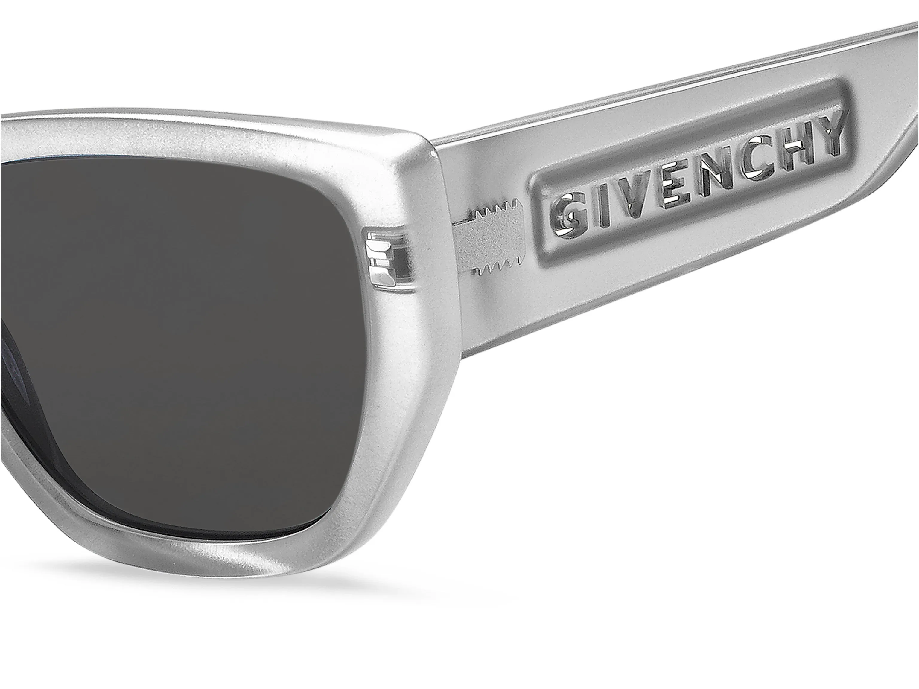 Givenchy GV 7202/S YB7/IR Occhiali da sole Acetato Argento Grigio Cat Eye - immagine 3