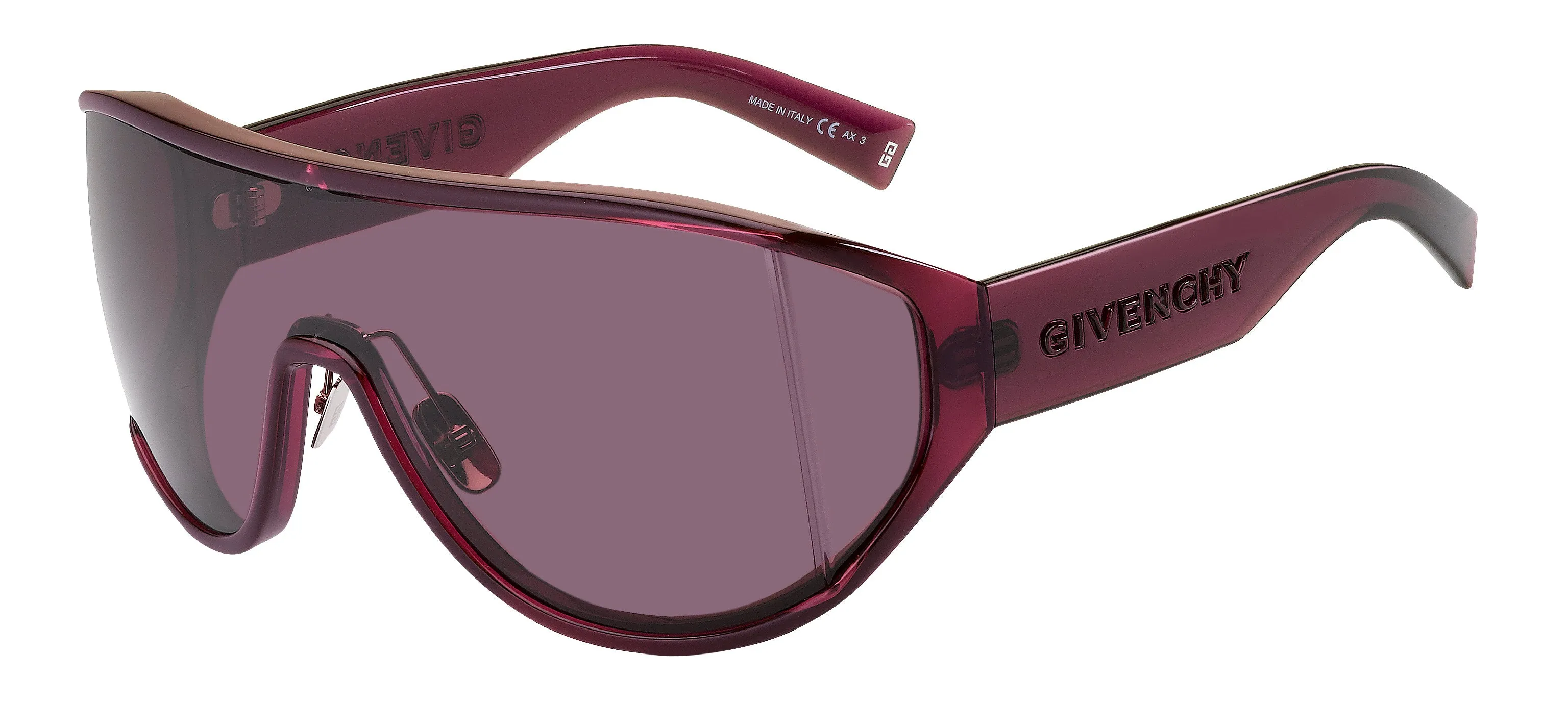 Givenchy GV 7188/S 0T7/UR Occhiali da sole Plastica Viola Viola Squadrata Normale - immagine 1