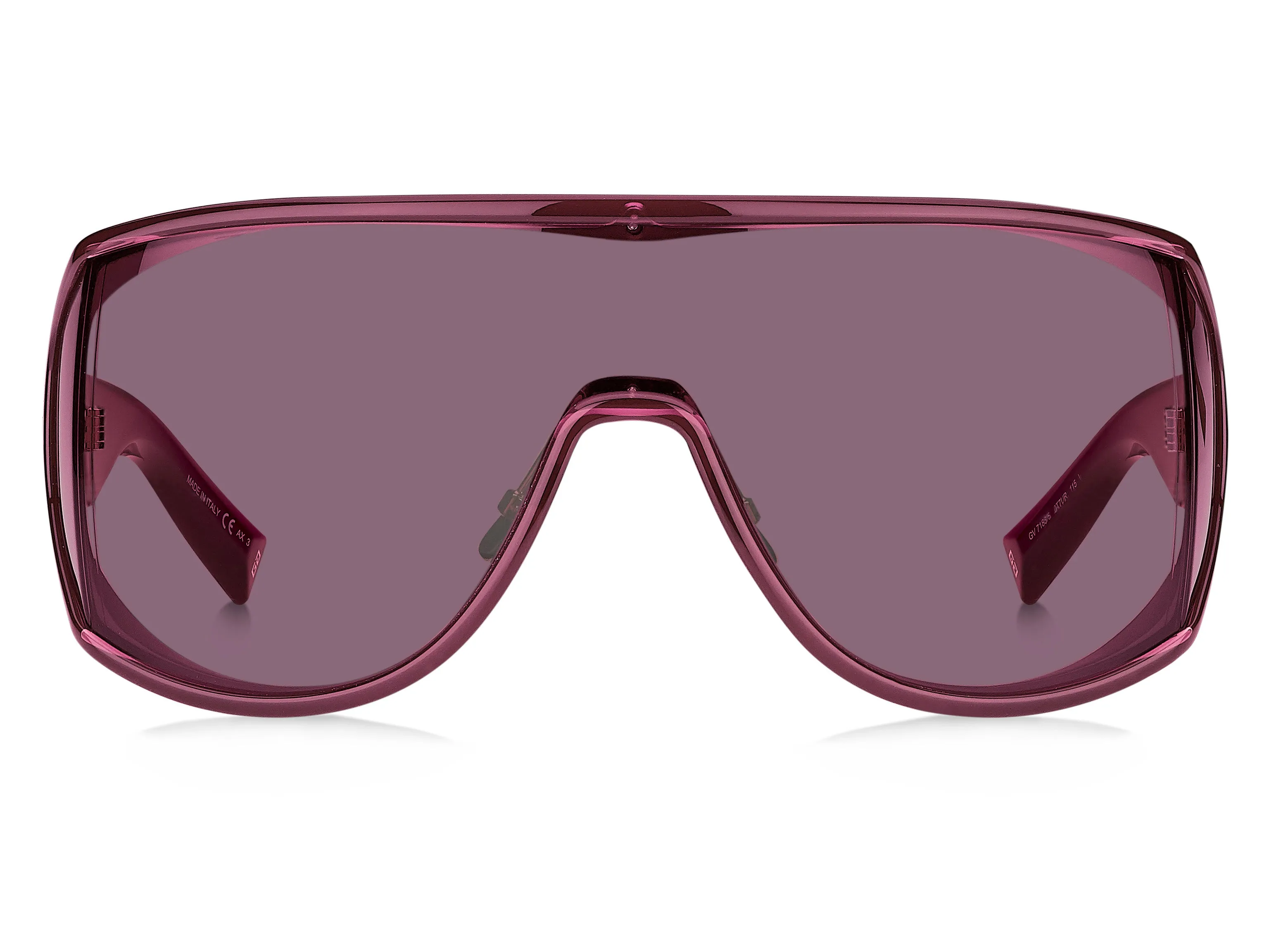 Givenchy GV 7188/S 0T7/UR Occhiali da sole Plastica Viola Viola Squadrata Normale - immagine 2