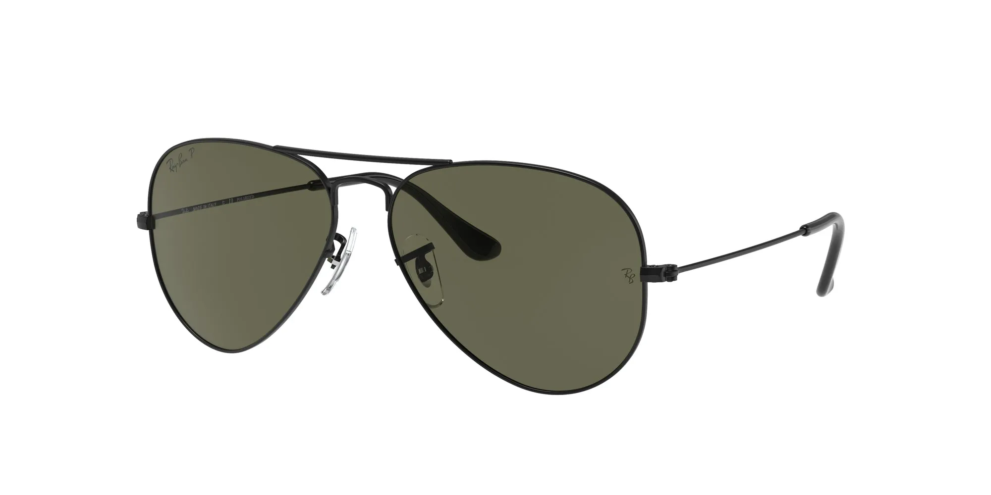 Ray - Ban RB3025 AVIATOR W3361 Occhiali da sole Metallo Nero G15 Pilot Polarizzata - immagine 1