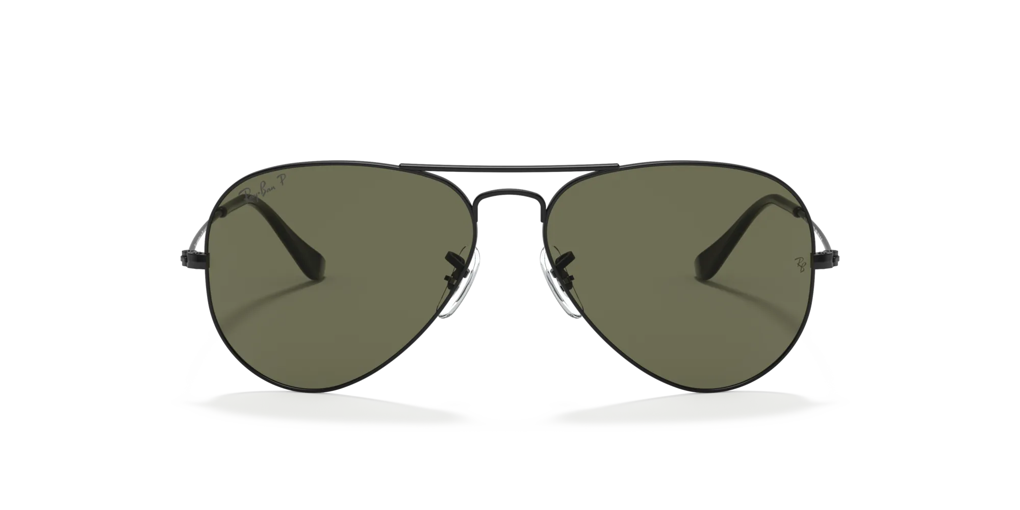 Ray - Ban RB3025 AVIATOR W3361 Occhiali da sole Metallo Nero G15 Pilot Polarizzata - immagine 3