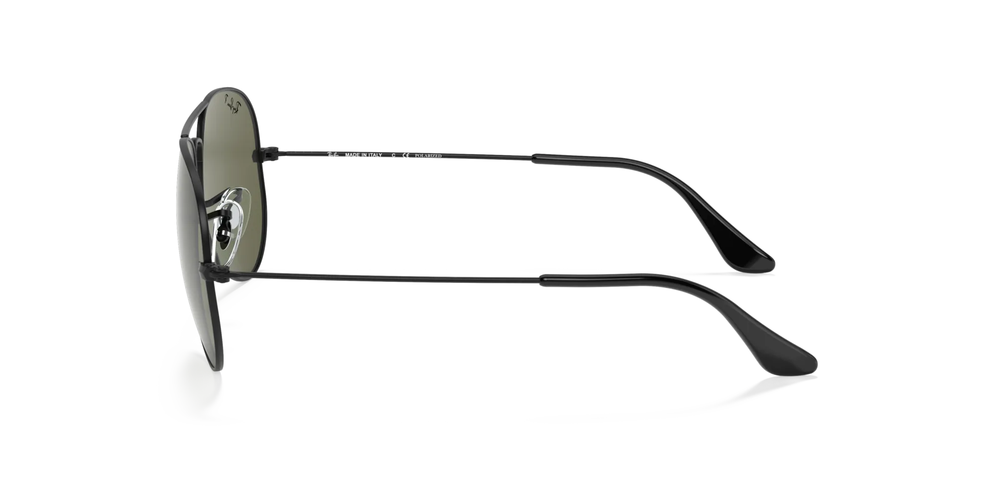 Ray - Ban RB3025 AVIATOR W3361 Occhiali da sole Metallo Nero G15 Pilot Polarizzata - immagine 4