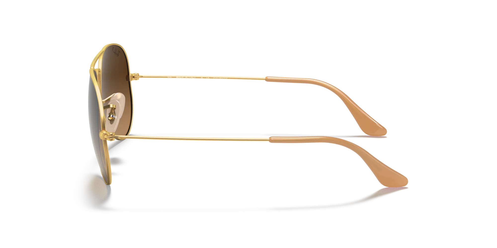 Ray - Ban RB3025 AVIATOR 112/M2 Occhiali da sole Metallo Oro [""] Pilot Polarizzata Sfumato - immagine 4