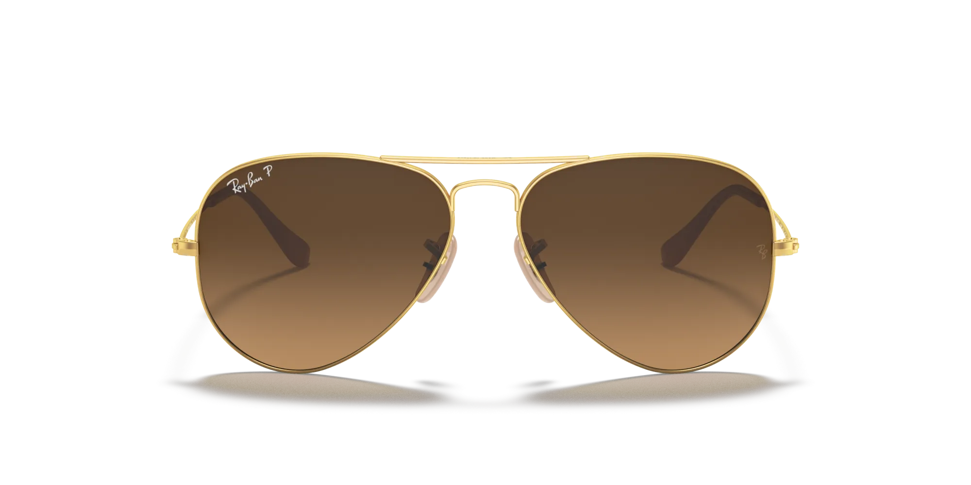 Ray - Ban RB3025 AVIATOR 112/M2 Occhiali da sole Metallo Oro [""] Pilot Polarizzata Sfumato - immagine 3