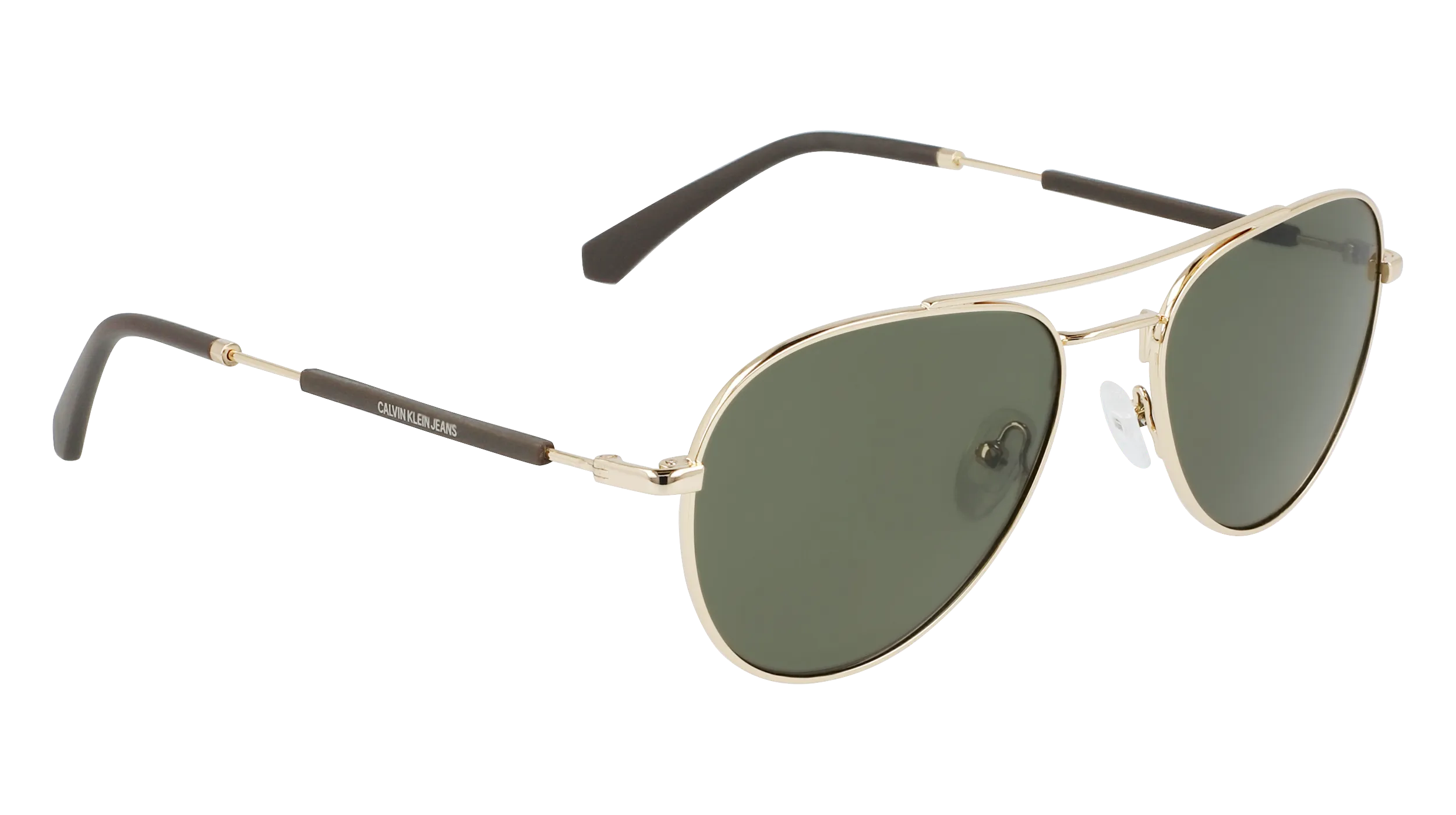 Calvin Klein CKJ20109S 717 Occhiali da sole Metallo Oro Marrone Pilot Normale Fotocromatiche - immagine 2