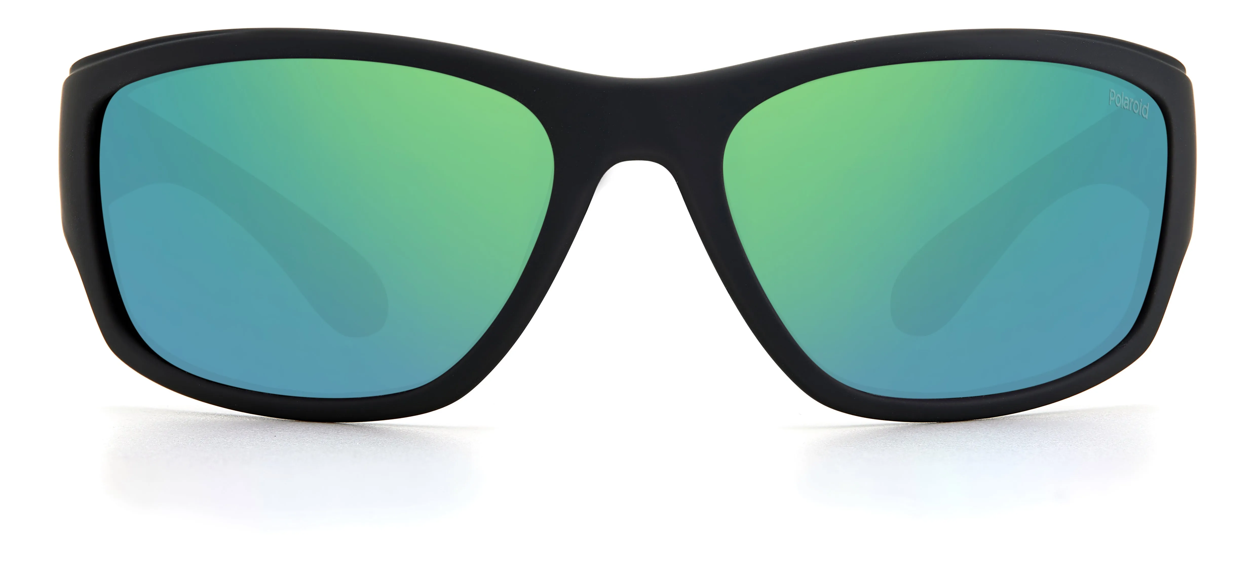Polaroid PLD 7005/S 3OL/5Z Occhiali da sole Plastica Nero Verde Squadrata Specchiato - immagine 2
