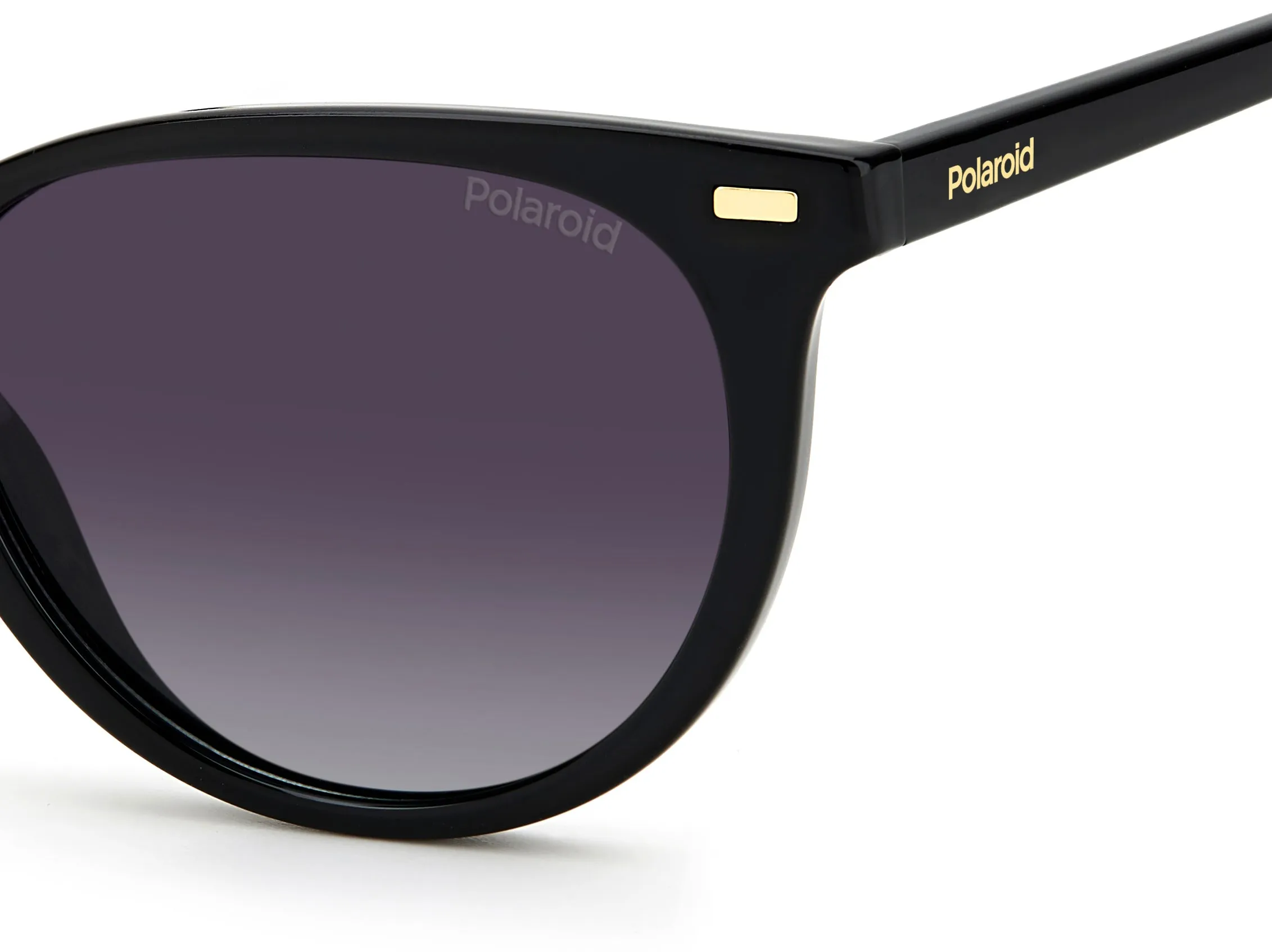 Polaroid PLD 4107/S 807/WJ Occhiali da sole Plastica Nero Grigio Cat Eye Polarizzata Sfumato - immagine 4