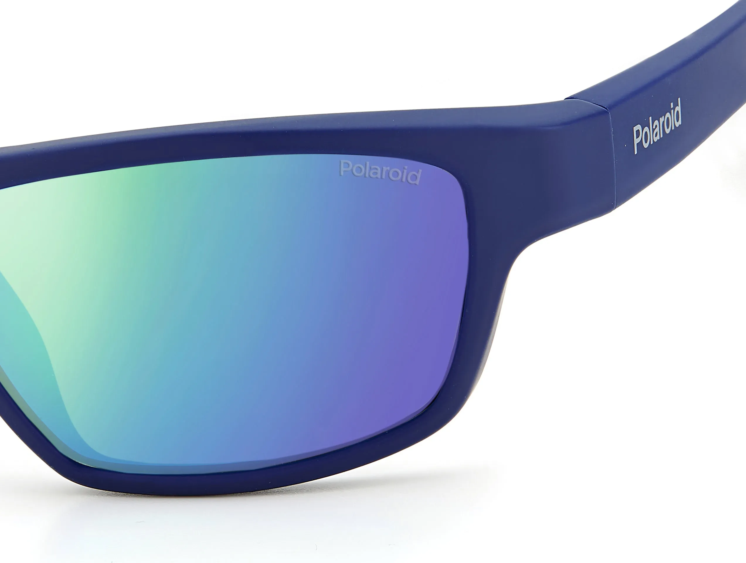 Polaroid PLD 7037/S PJP/5Z Occhiali da sole Policarbonato Blu Verde Squadrata Multicromatico - immagine 4