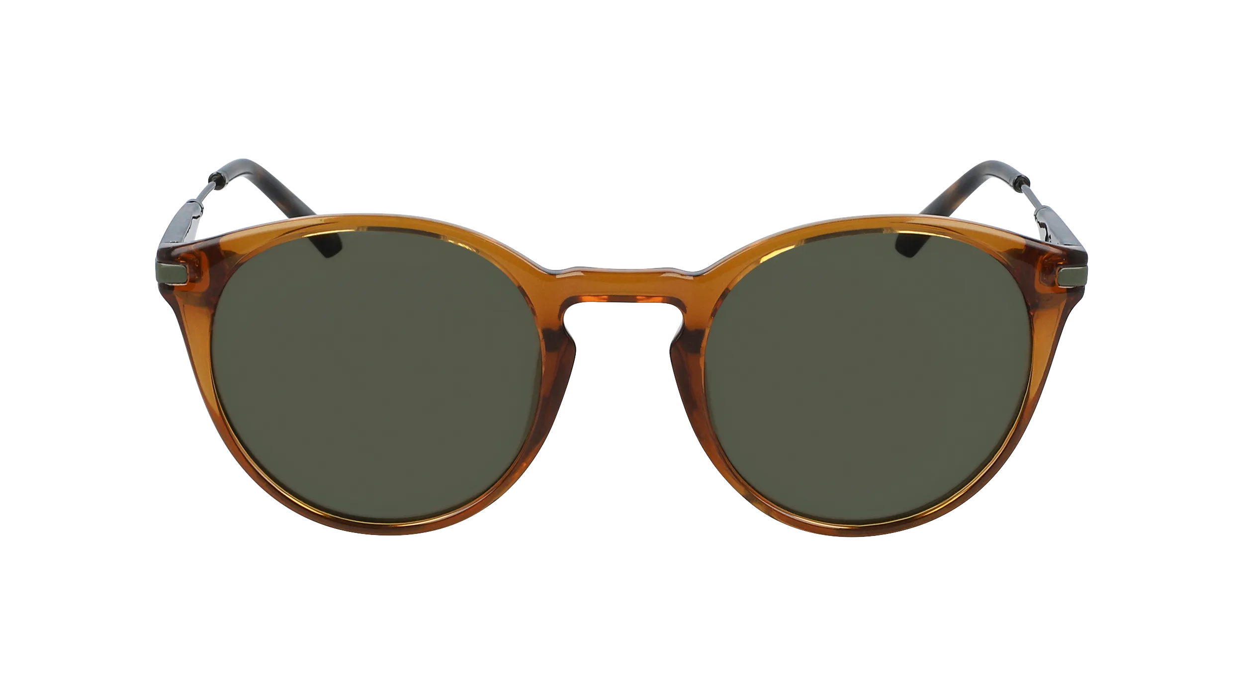 Calvin Klein CKJ20705S 235 Occhiali da sole Iniettato Havana Marrone Rotonda Normale Fotocromatiche - immagine 2
