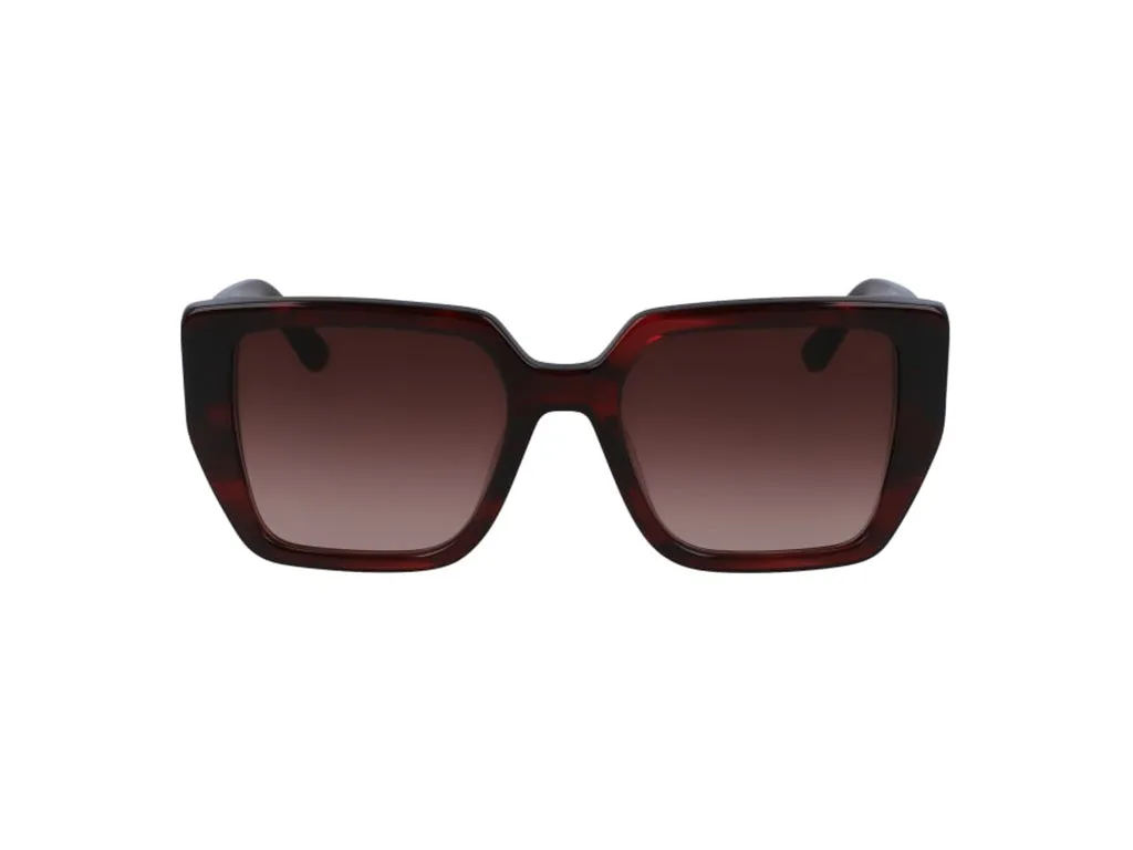 Karl Lagerfeld KL6036S 049 Occhiali da sole Acetato Bordeaux Marrone Squadrata Normale Fotocromatiche - immagine 2