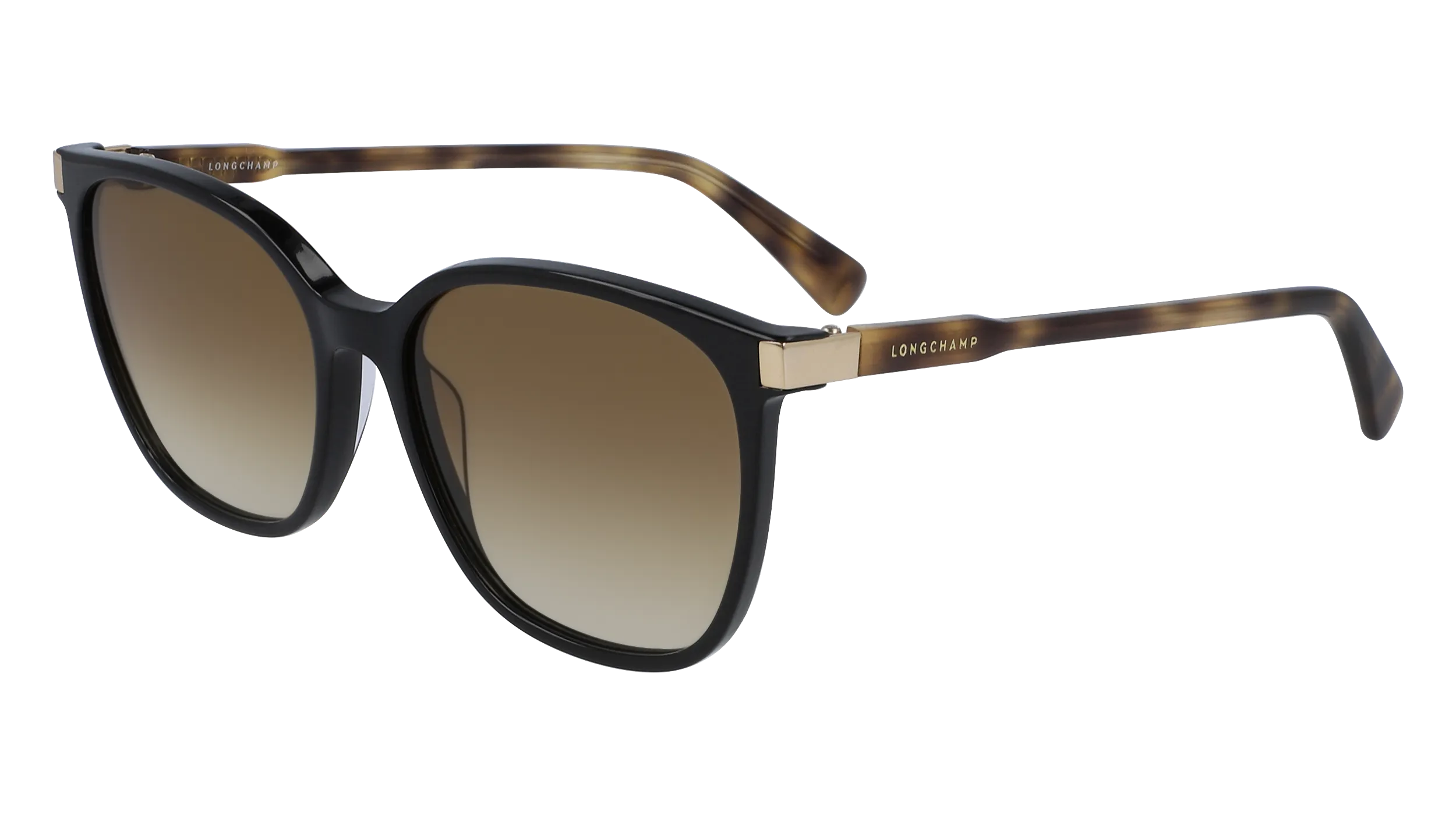 LONGCHAMP LO612S 010 Occhiali da sole Acetato Nero Squadrata Normale Fotocromatiche - immagine 1