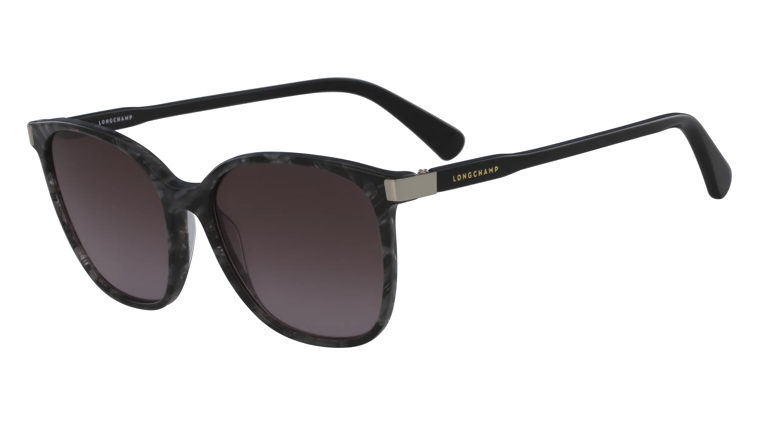 LONGCHAMP LO612S 002 Occhiali da sole Acetato Nero Grigio Squadrata Normale Fotocromatiche - immagine 1