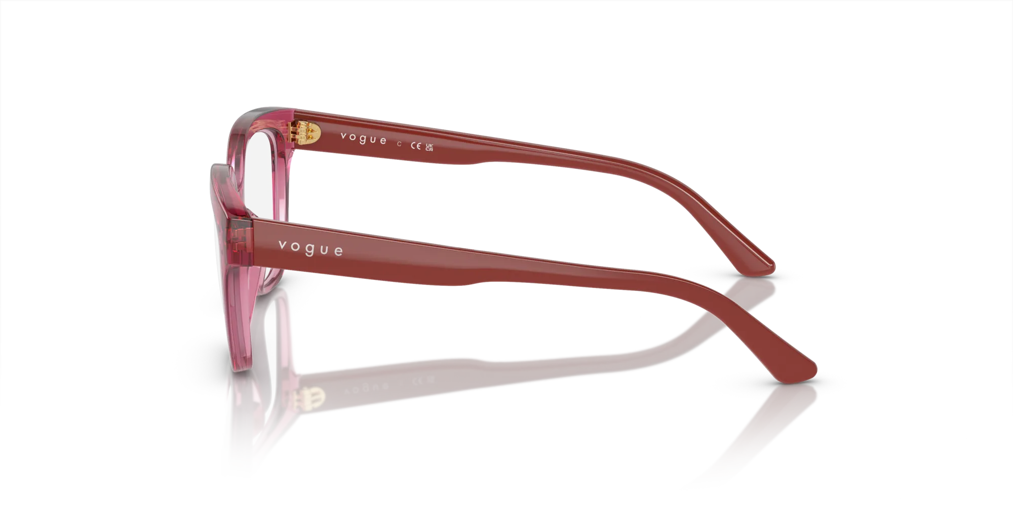 VOGUE EYEWEAR VY2023 3065 Montature da vista Nylon Viola Trasparente Geometrica Normale - immagine 4