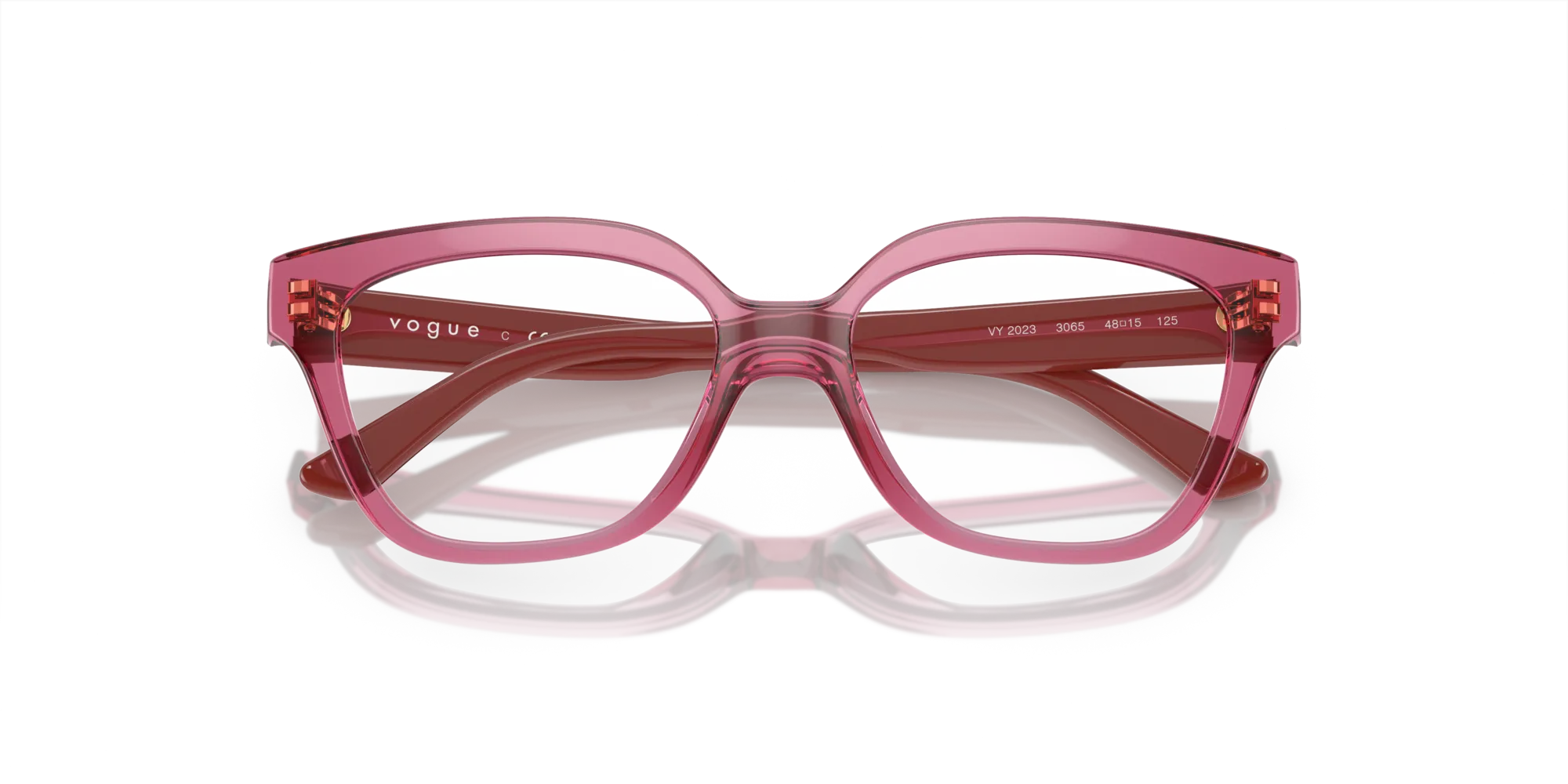 VOGUE EYEWEAR VY2023 3065 Montature da vista Nylon Viola Geometrica Normale - immagine 2