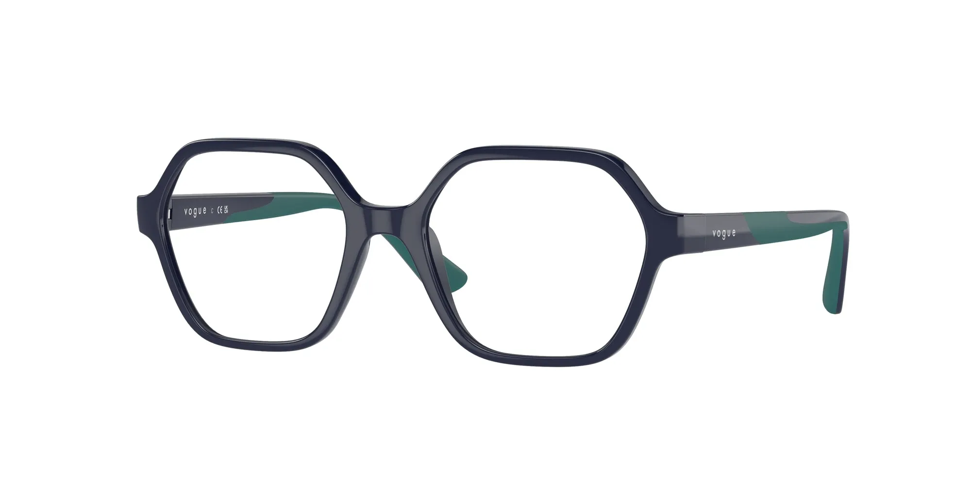VOGUE EYEWEAR VY2022 3105 Montature da vista Nylon Blu Trasparente Geometrica Normale - immagine 1