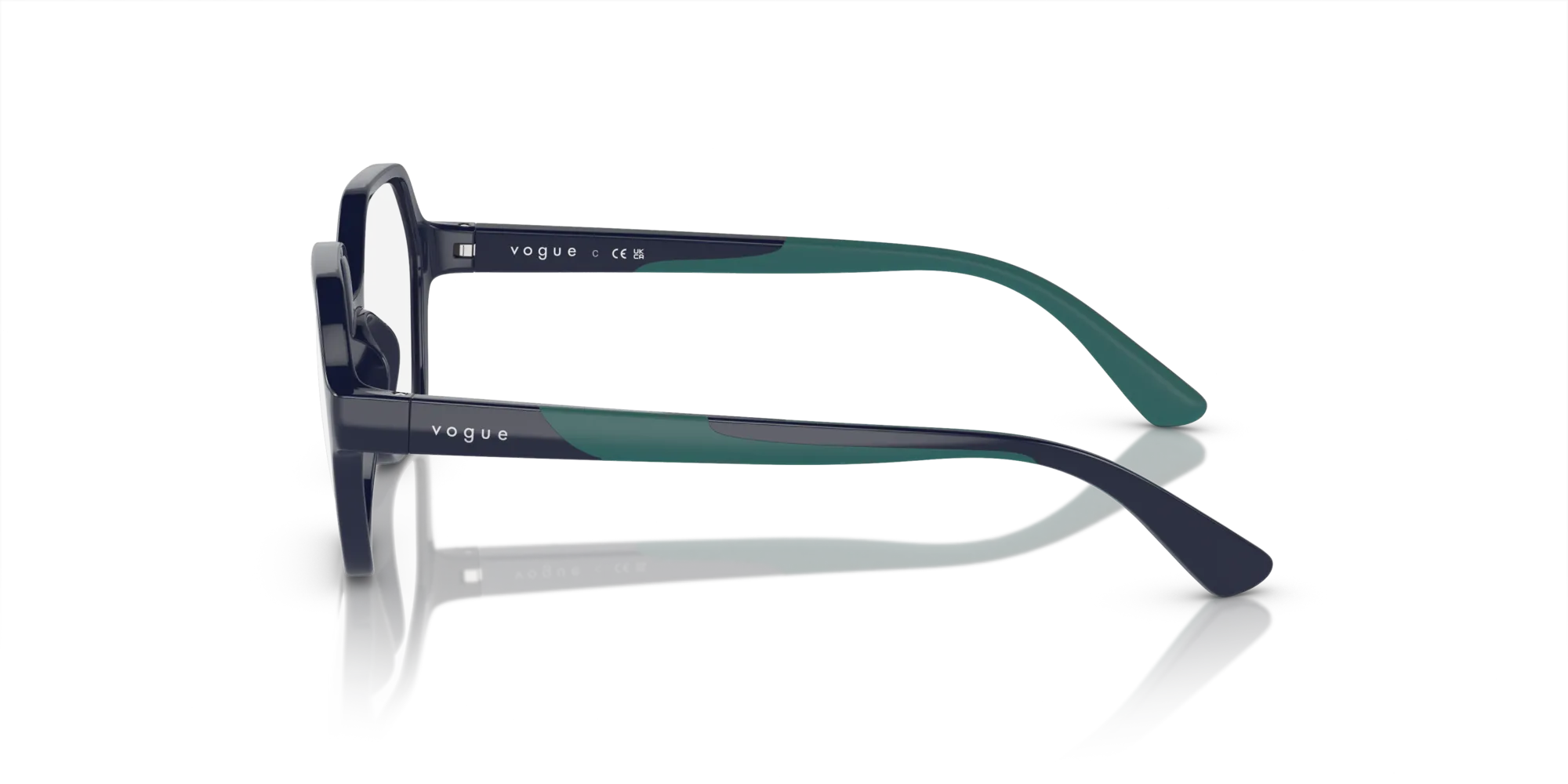 VOGUE EYEWEAR VY2022 3105 Montature da vista Nylon Blu Trasparente Geometrica Normale - immagine 4