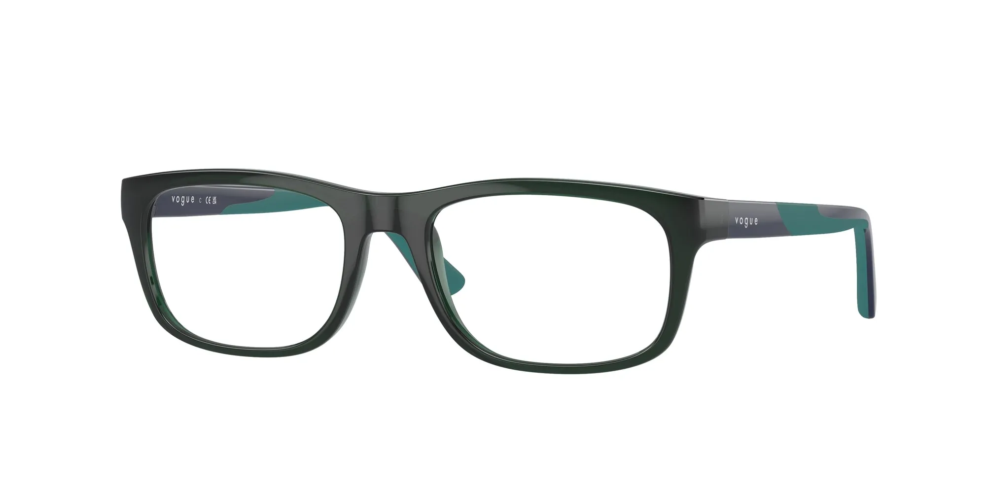 VOGUE EYEWEAR VY2021 3107 Montature da vista Nylon Verde Trasparente Squadrata Normale - immagine 1