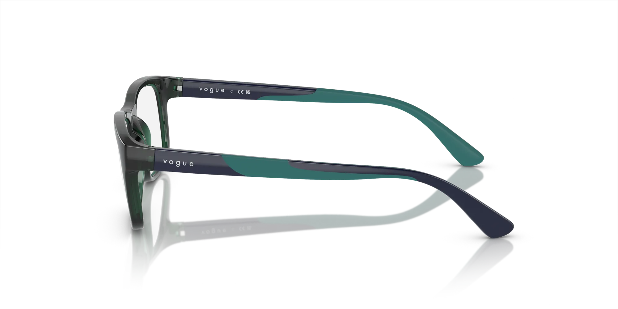 VOGUE EYEWEAR VY2021 3107 Montature da vista Nylon Verde Trasparente Squadrata Normale - immagine 4