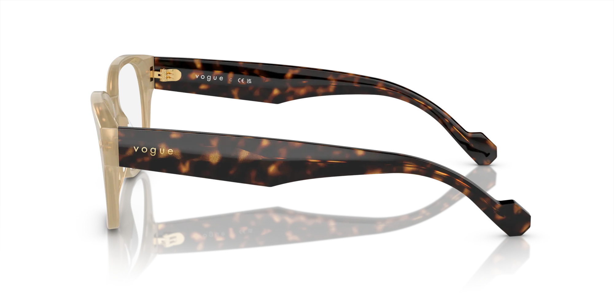 VOGUE EYEWEAR VO5529 W900 Montature da vista Acetato Marrone Pillow Normale - immagine 4
