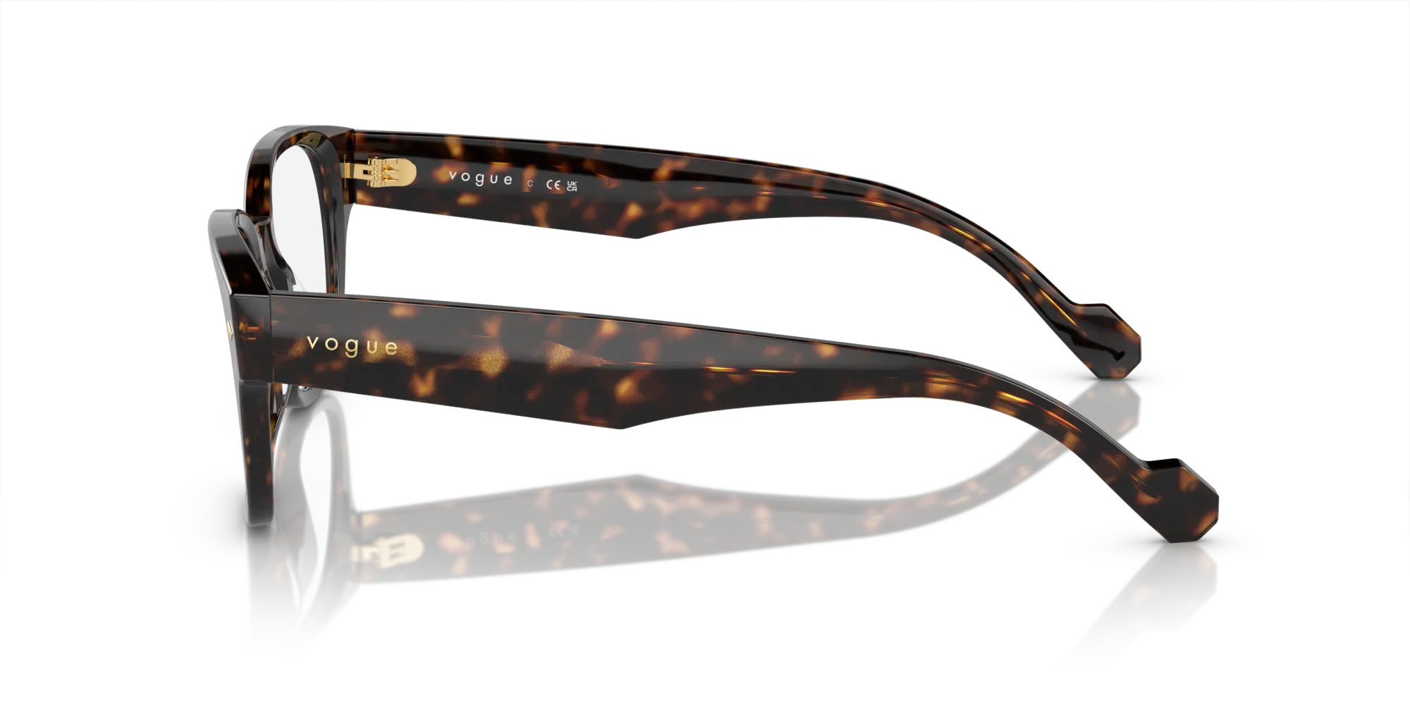 VOGUE EYEWEAR VO5529 W656 Montature da vista Acetato Marrone Pillow Normale - immagine 4