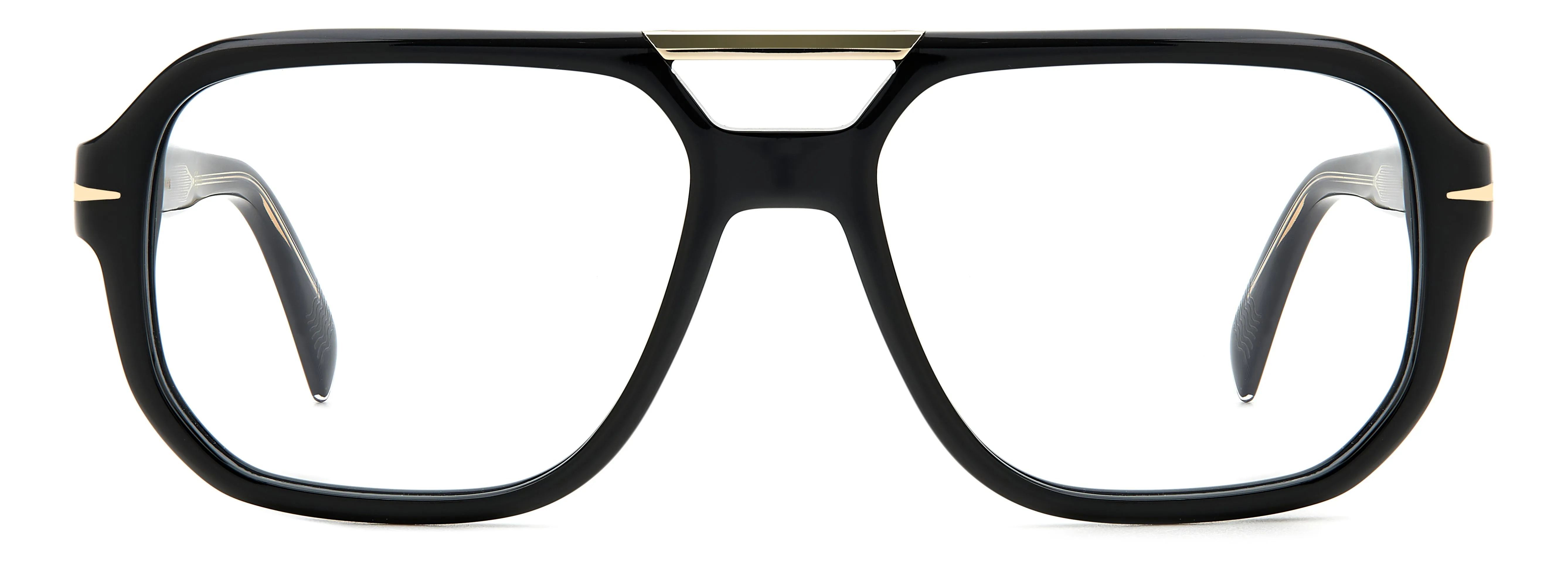 DAVID BECKHAM DB 7108 2M2 Montature da vista Acetato Nero Squadrata - immagine 3