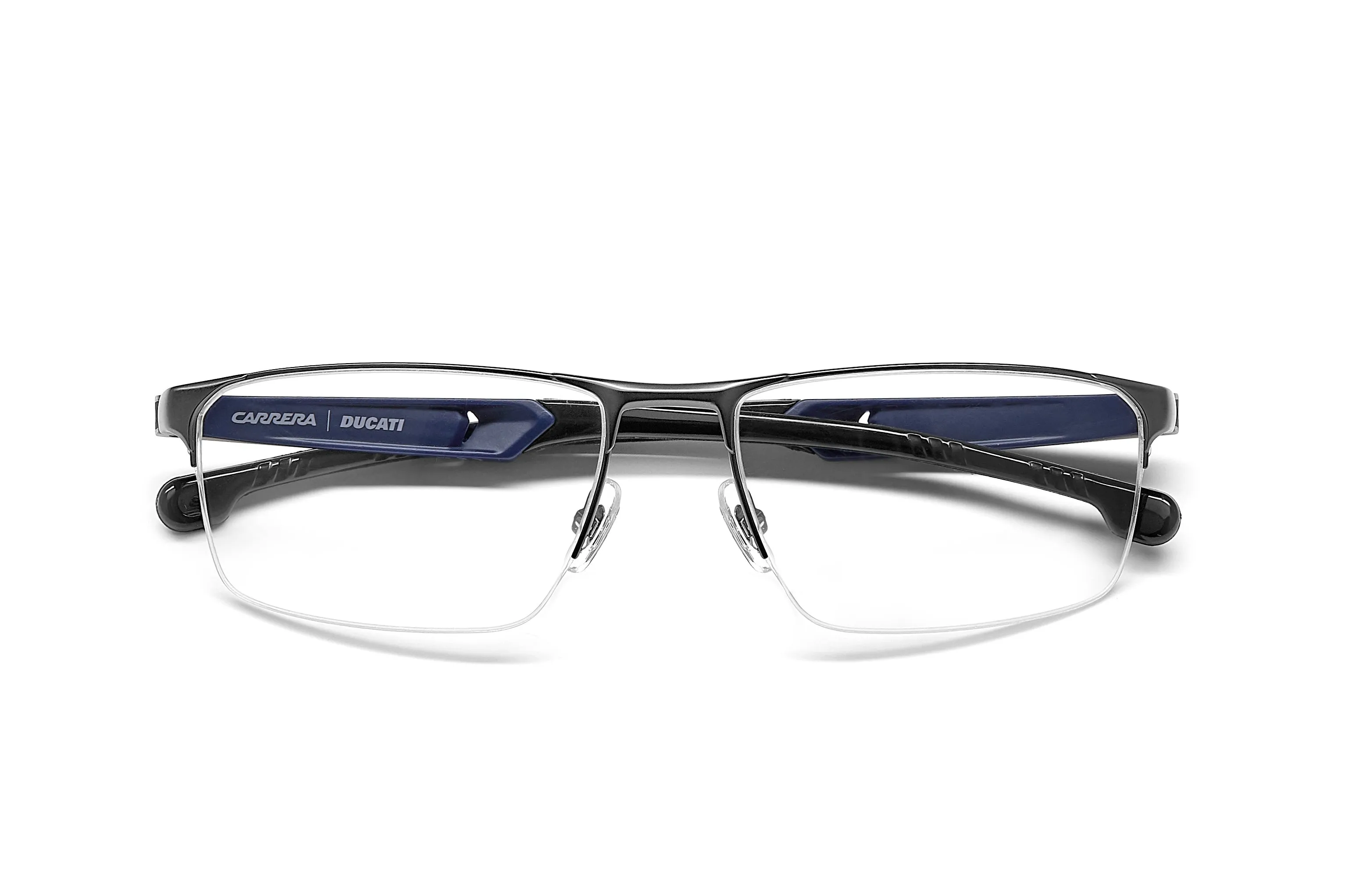 Carrera Ducati CARDUC 025 V6D Montature da vista Metallo Rutenio/Blu Geometrica - immagine 3