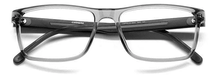 Carrera CARRERA 8885 R6S Montature da vista Plastica Grigio/Nero Squadrata - immagine 3