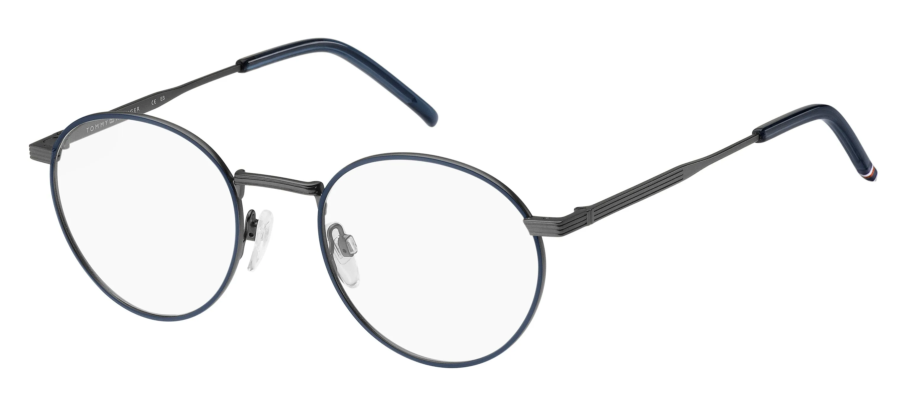 Tommy Hilfiger TH 1986 FLL Montature da vista Acciaio Blu opaco Rotonda - immagine 1