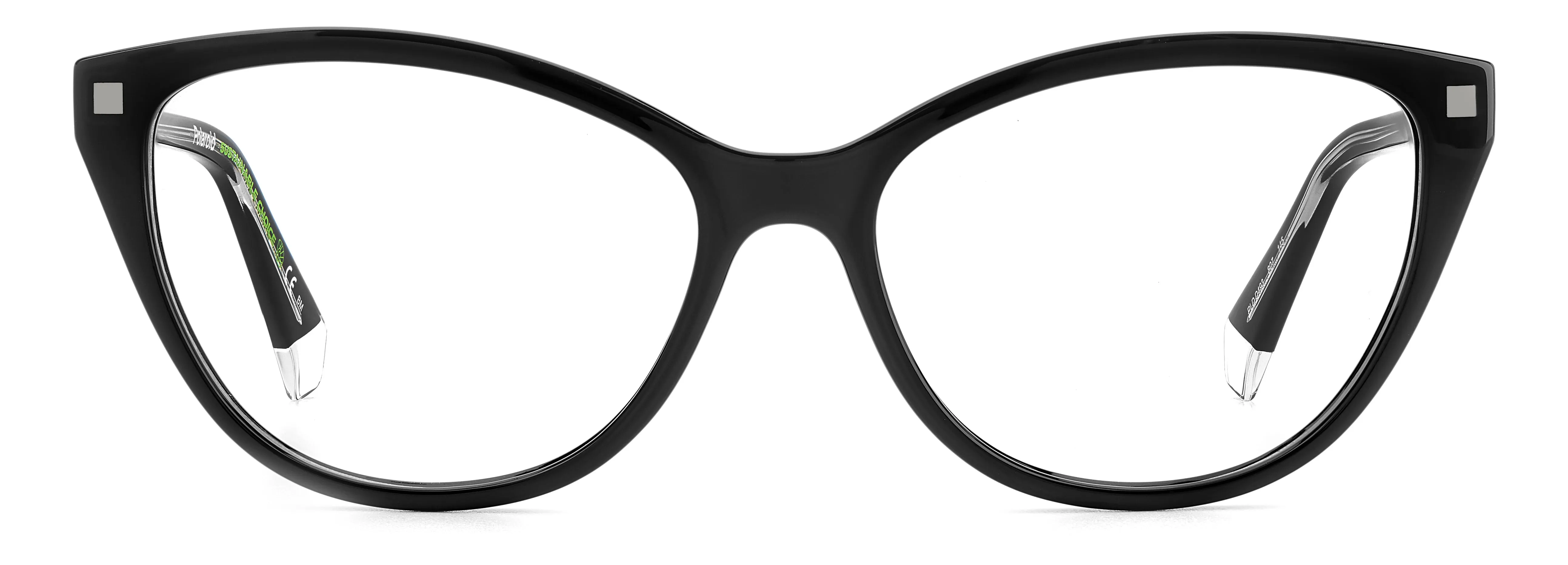 Polaroid PLD D493 807 Montature da vista Plastica Nero Cat Eye - immagine 2