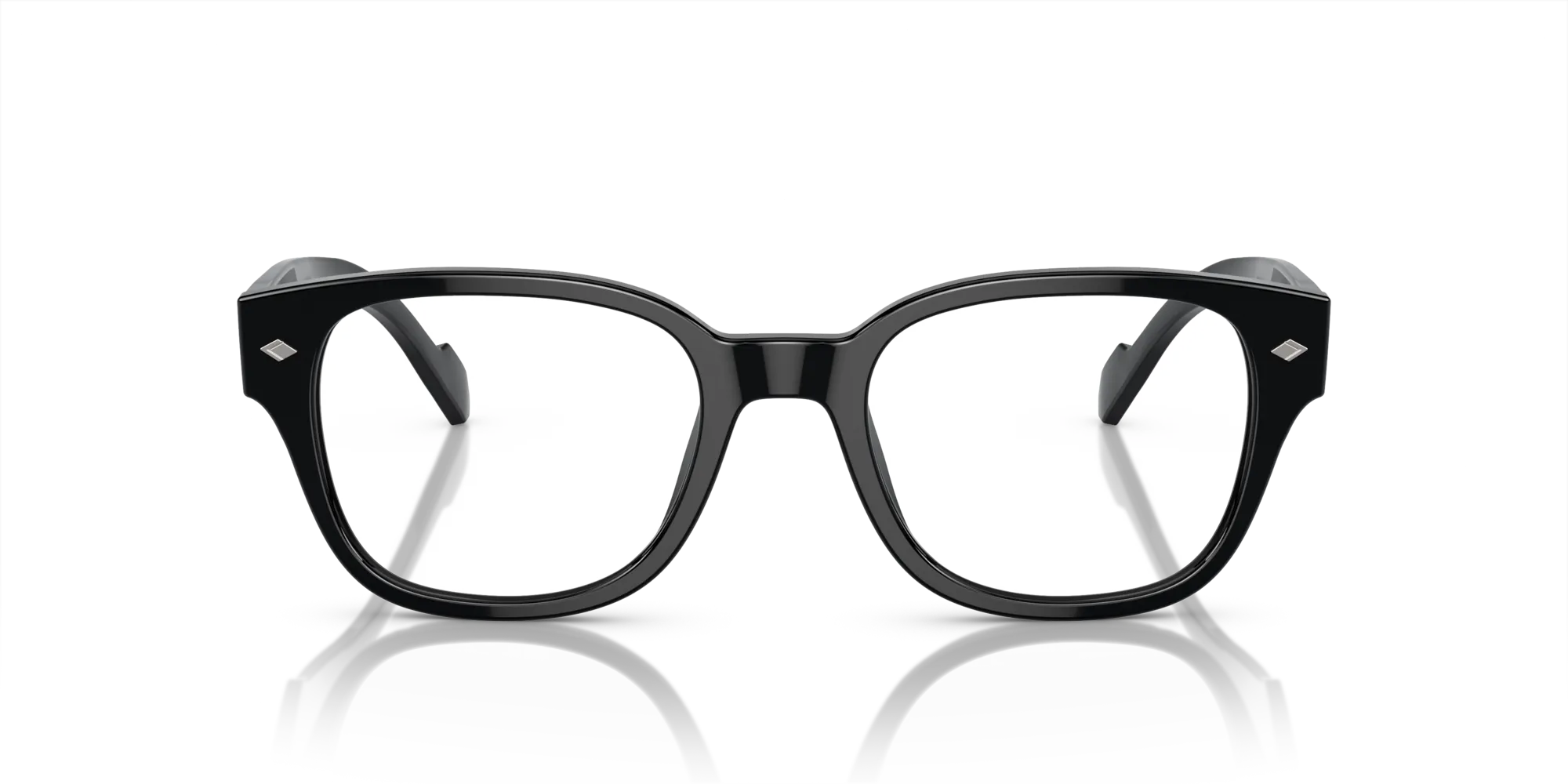 VOGUE EYEWEAR VO5529 W44 Montature da vista Acetato Nero Trasparente Pillow Normale - immagine 3