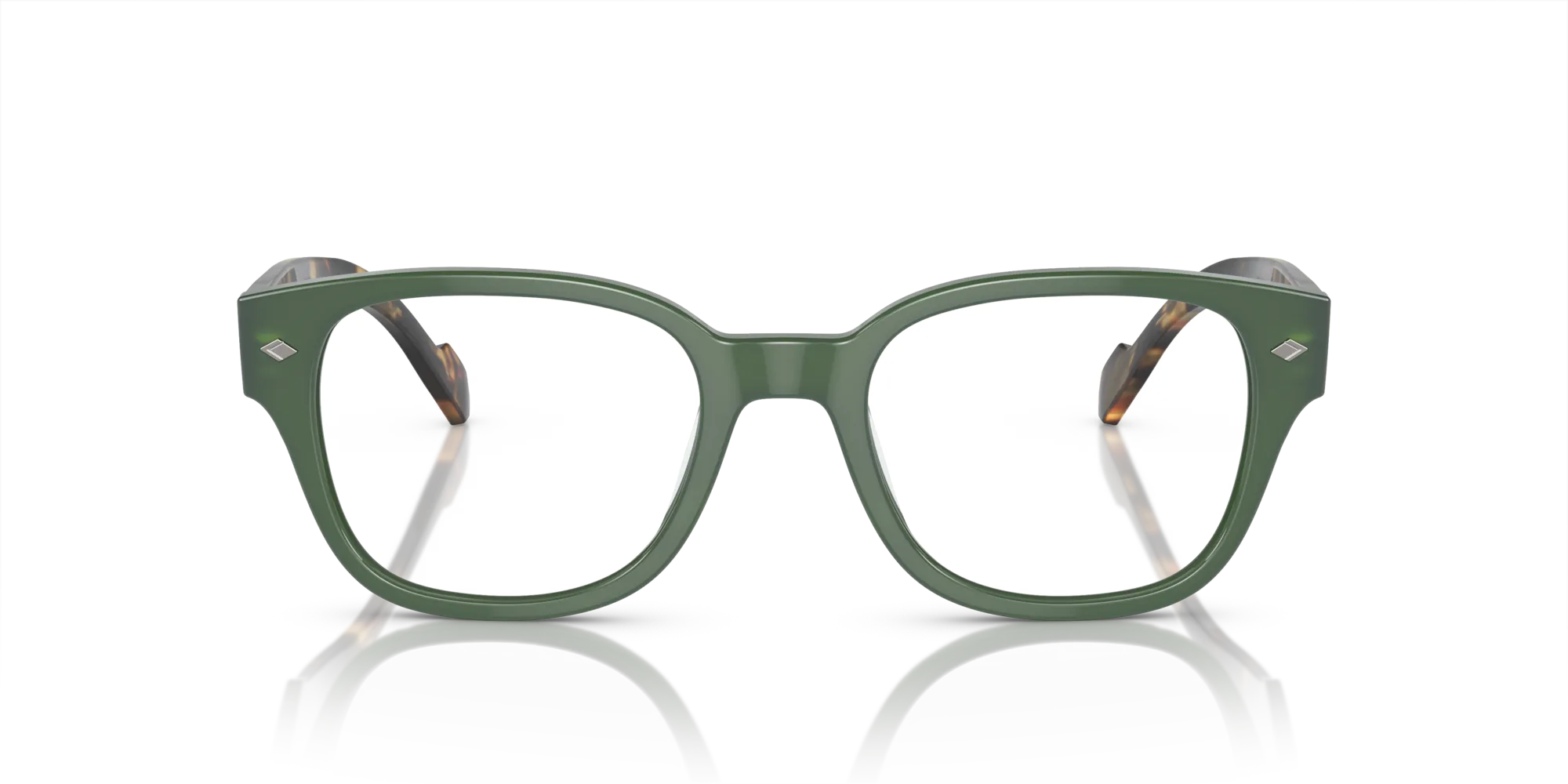 VOGUE EYEWEAR VO5529 3092 Montature da vista Acetato Verde Pillow Normale - immagine 3