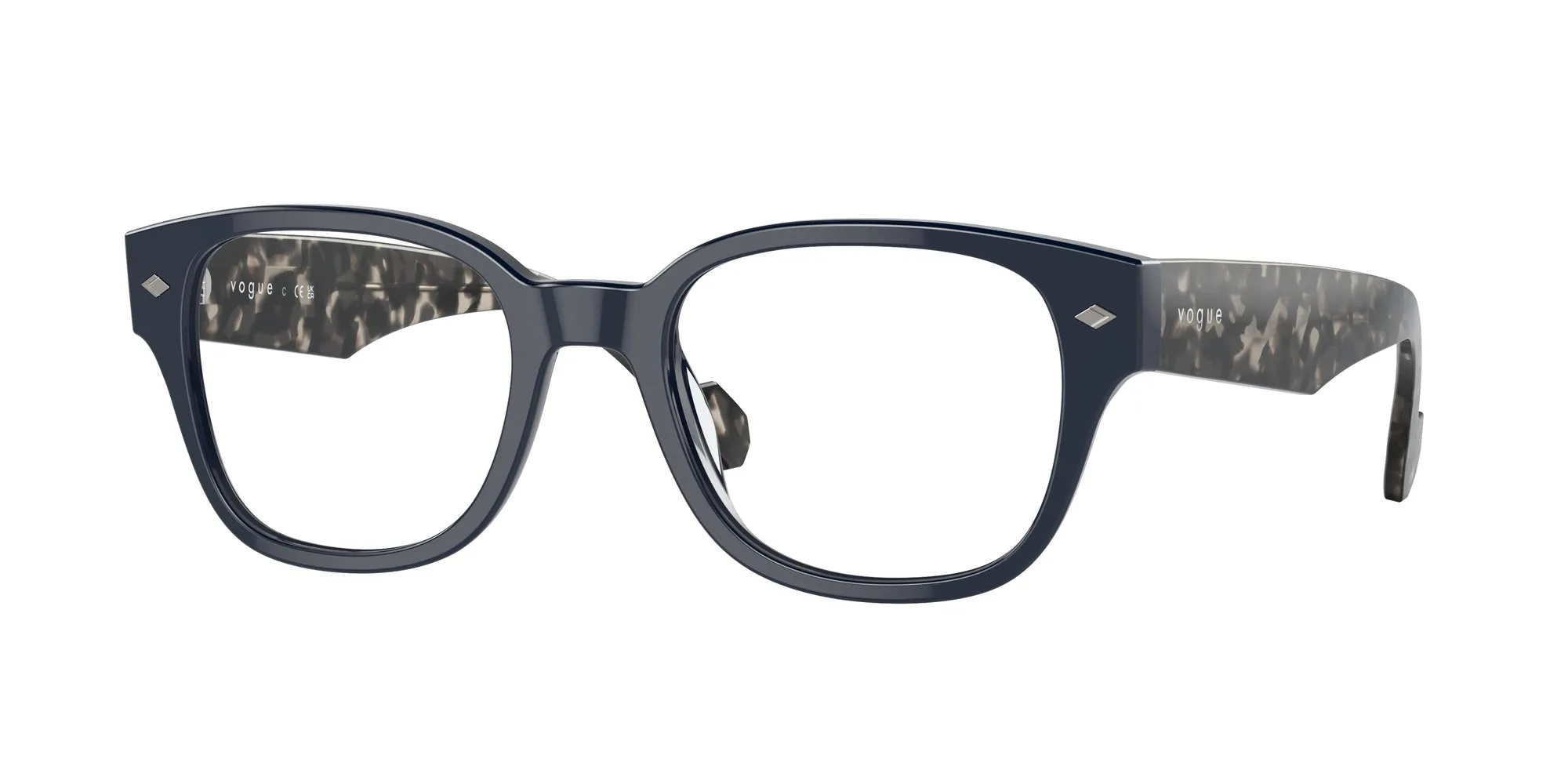 VOGUE EYEWEAR VO5529 2319 Montature da vista Acetato Blu Trasparente Pillow Normale - immagine 1