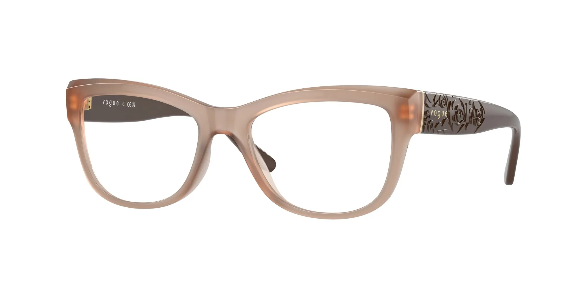 VOGUE EYEWEAR VO5528 3097 Montature da vista Nylon Marrone Cat Eye Normale - immagine 1